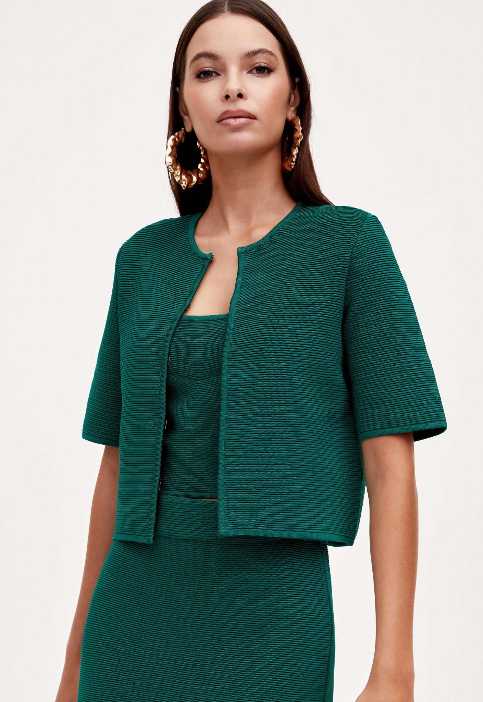 Casaqueto Martina Tricot - Verde Malachite