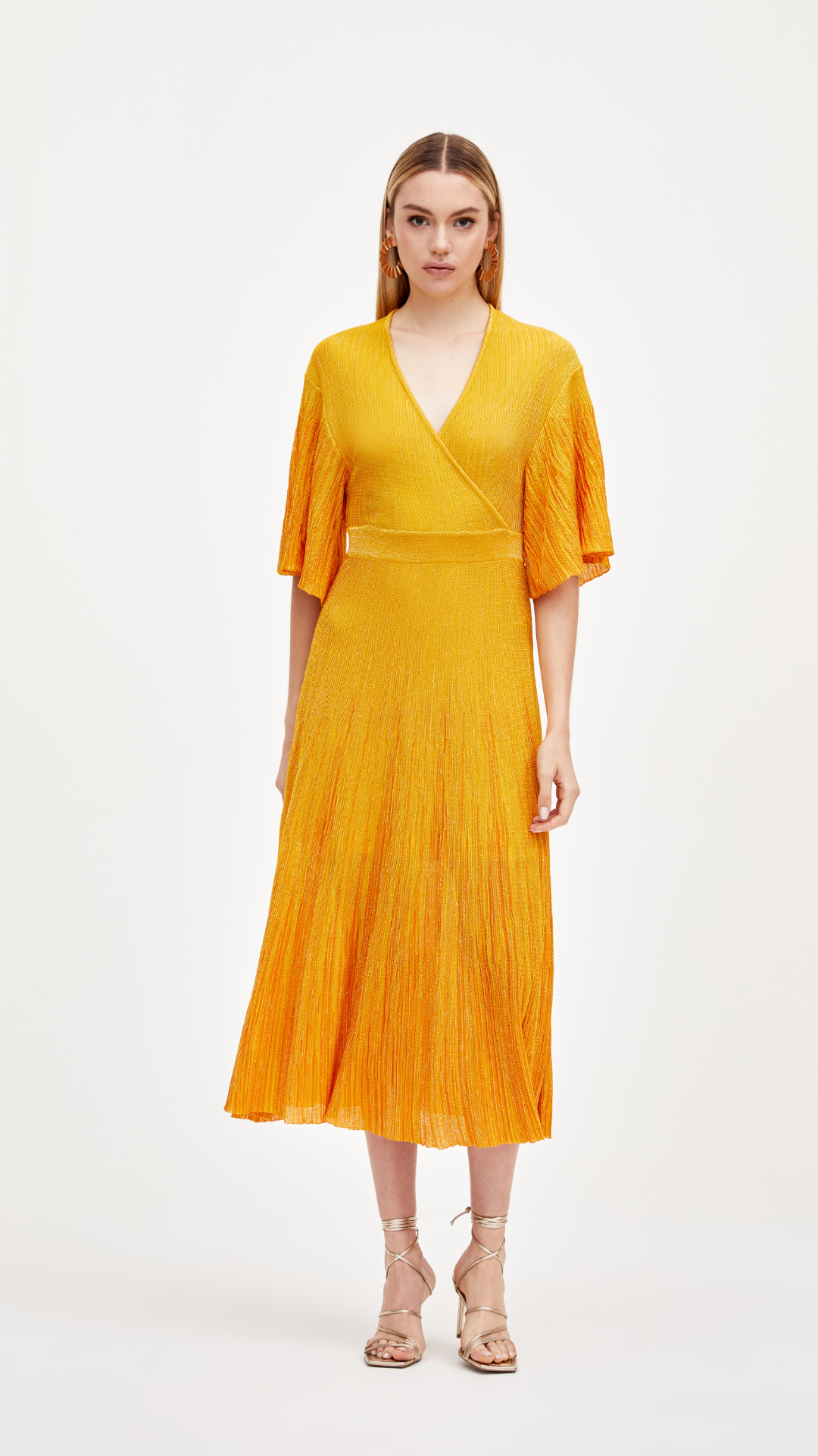 Vestido Luma - Amarelo Gold