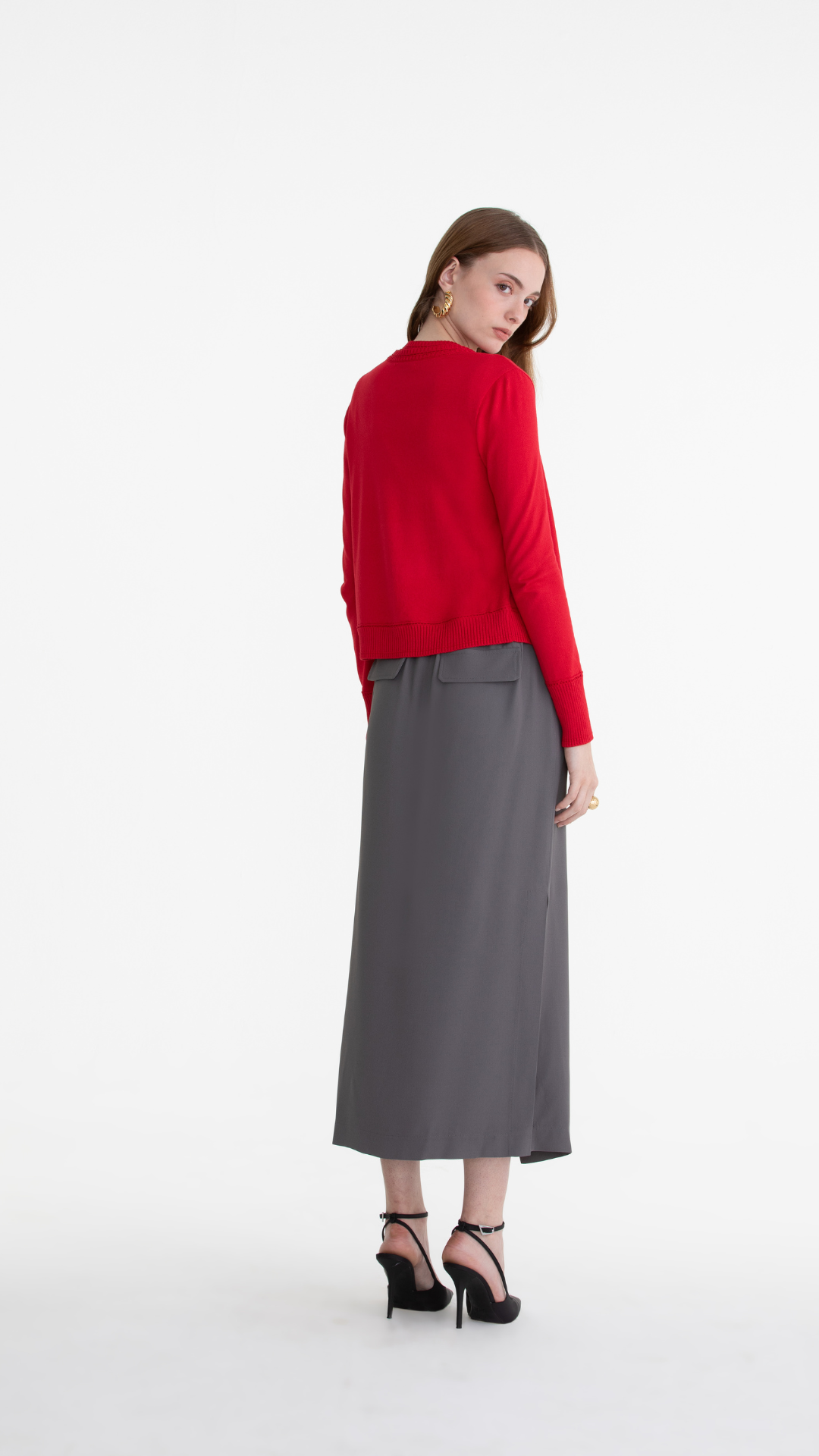 Cardigan Pietra - Rouge 
