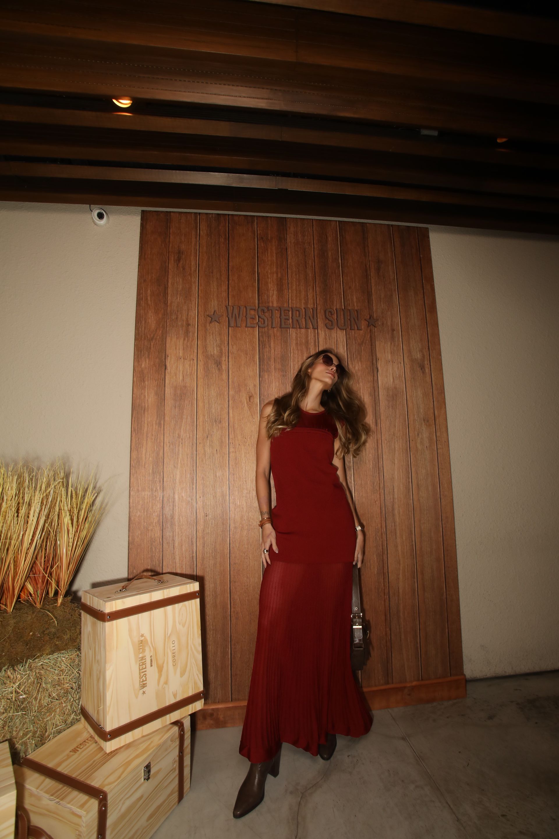 Vestido Isabela - Marsala 