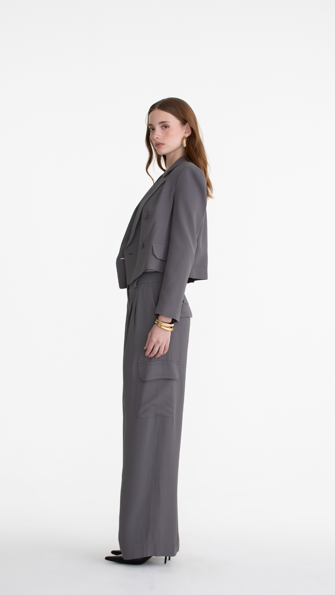 Blazer Gisele - Chumbo 