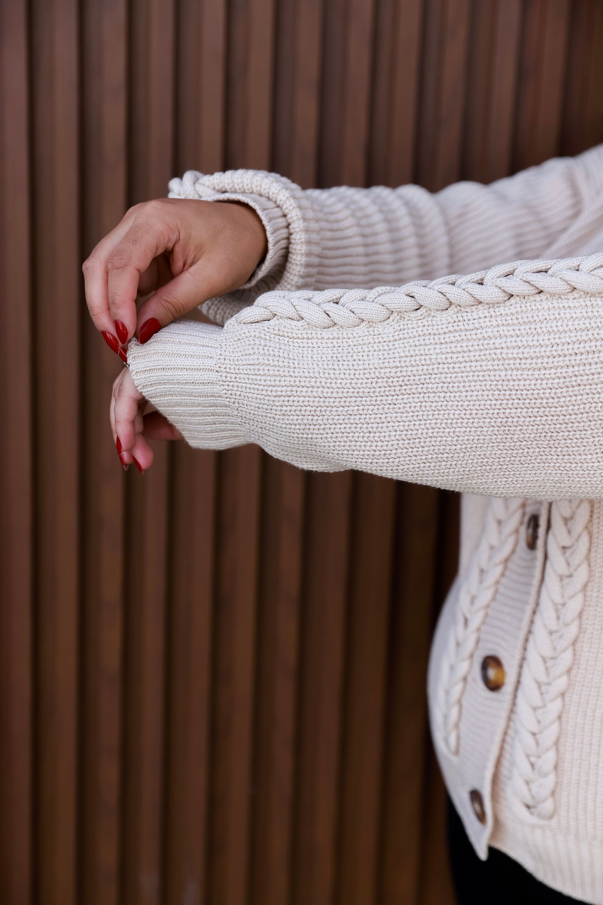 Cardigan Leila - Bege 