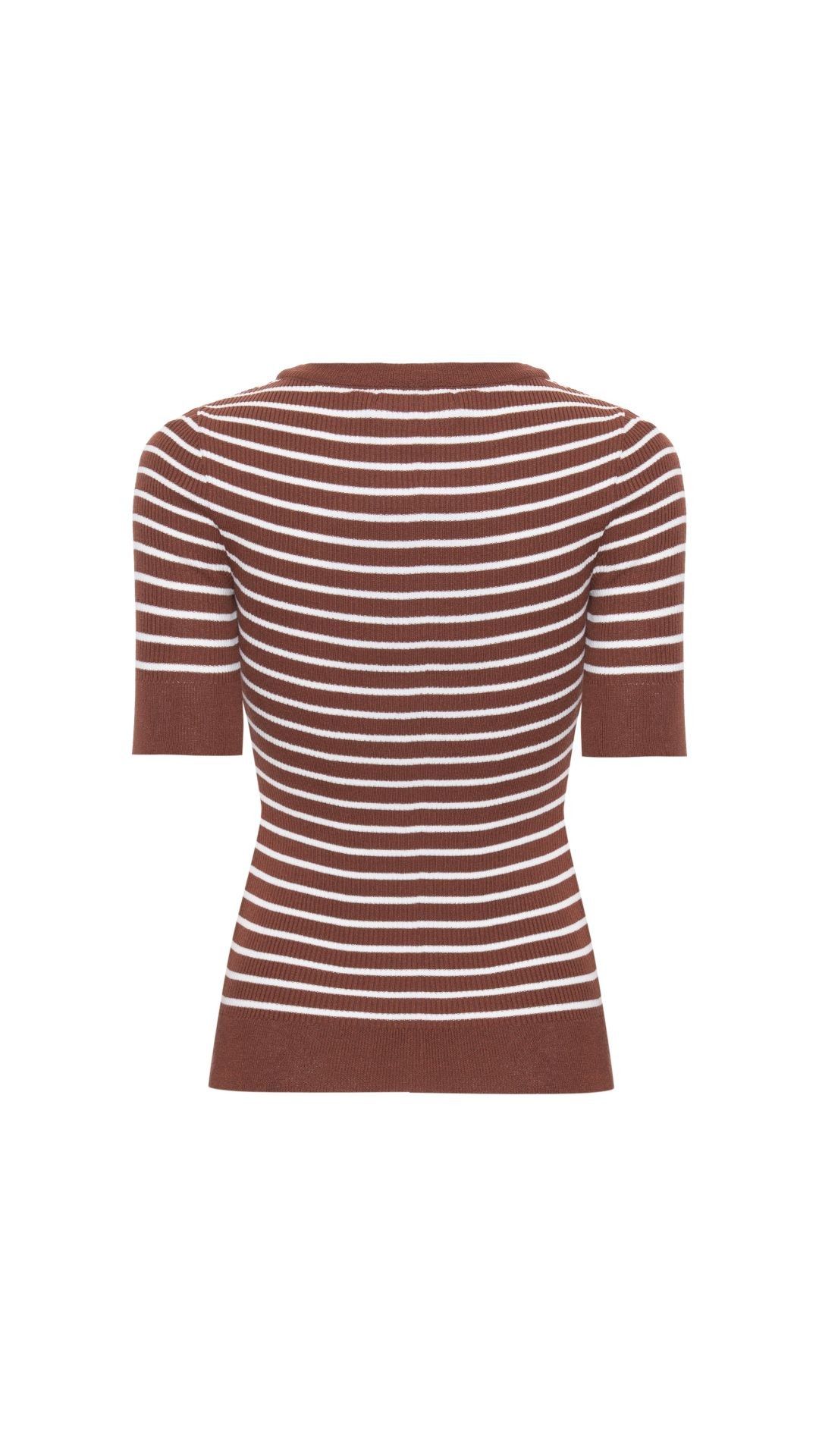 Blusa tricot bicolor Tatiane