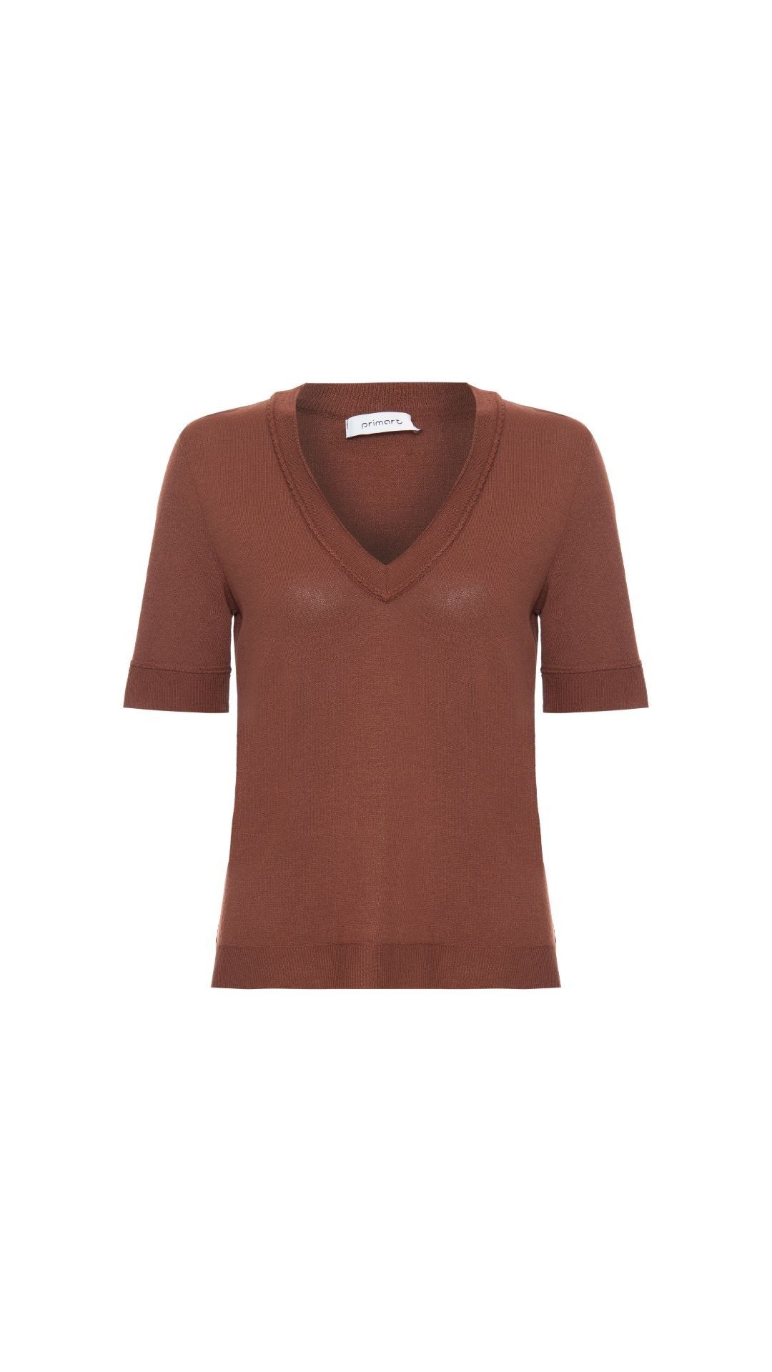 Blusa tricot decote V Bela