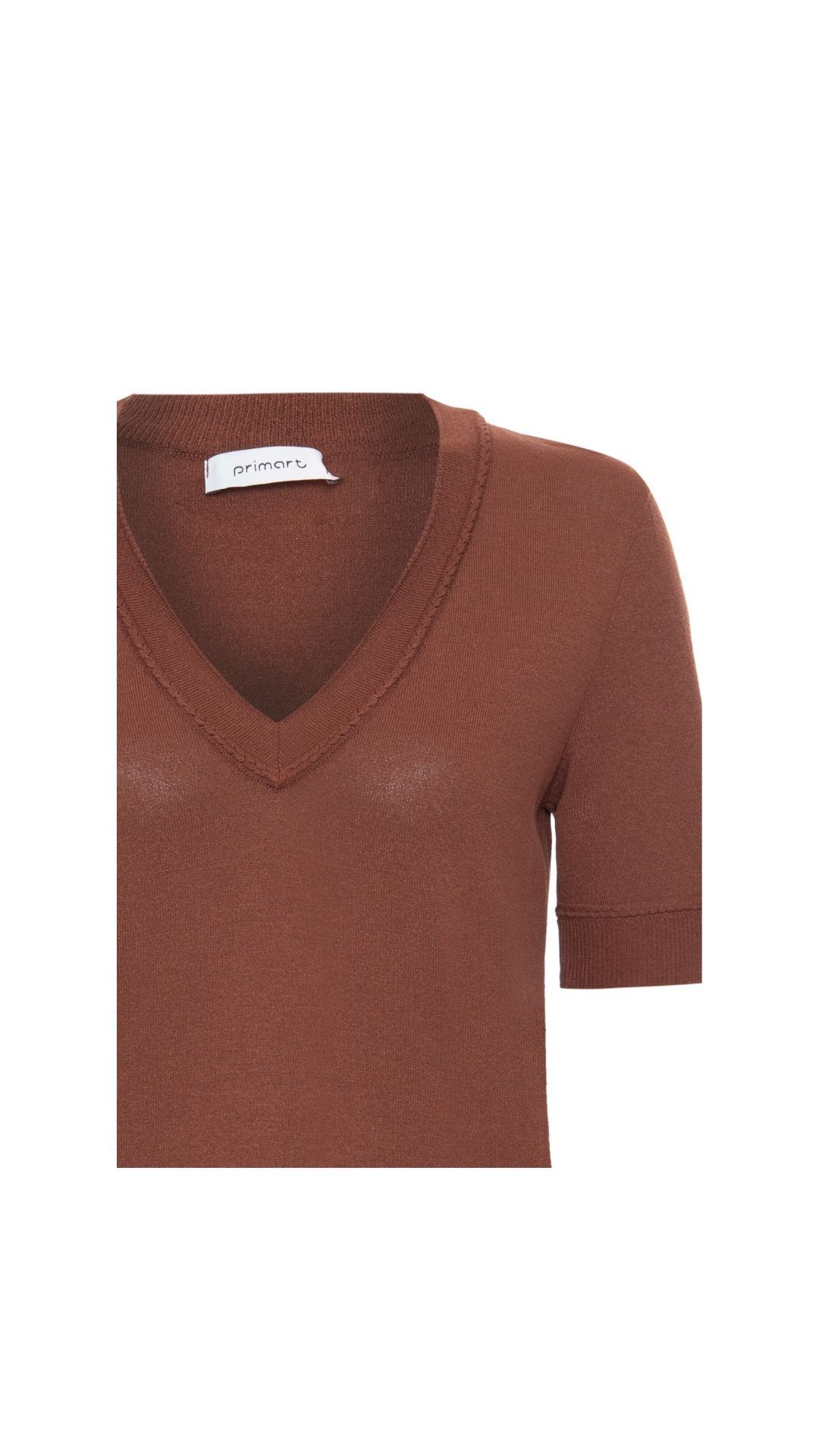 Blusa tricot decote V Bela