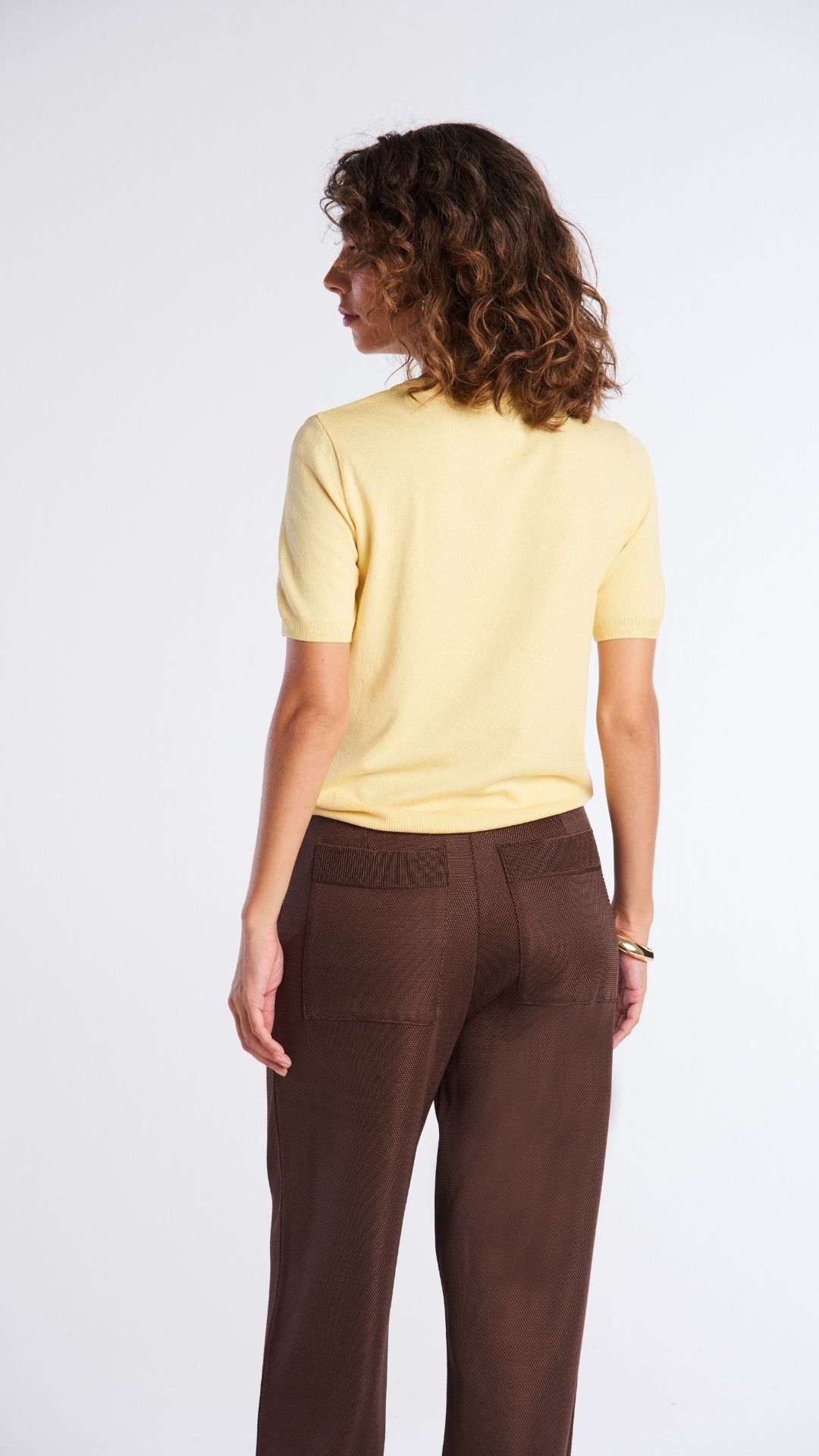 Blusa tricot gola redonda Judy