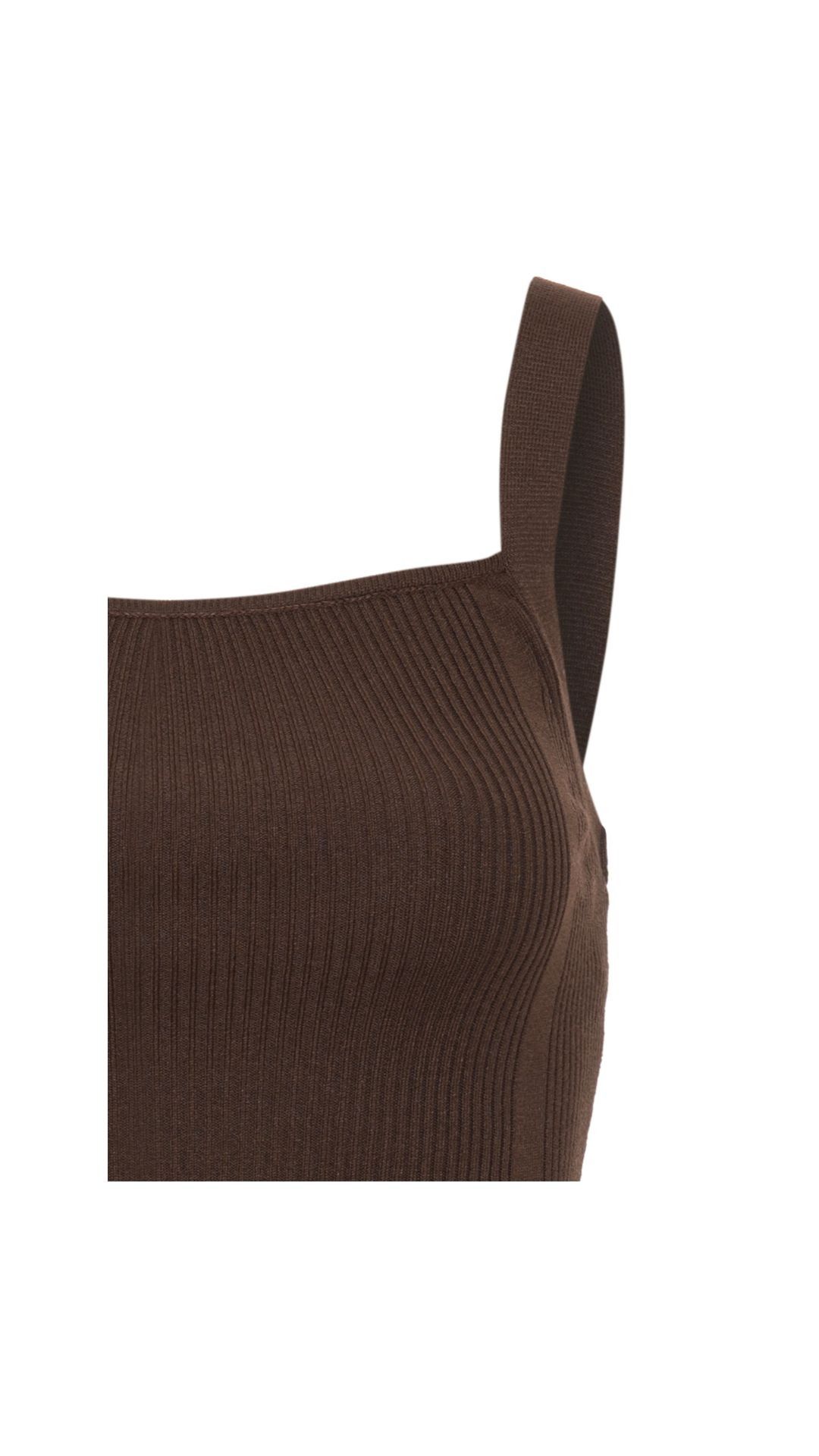 Regata tricot canelado Ingrid 