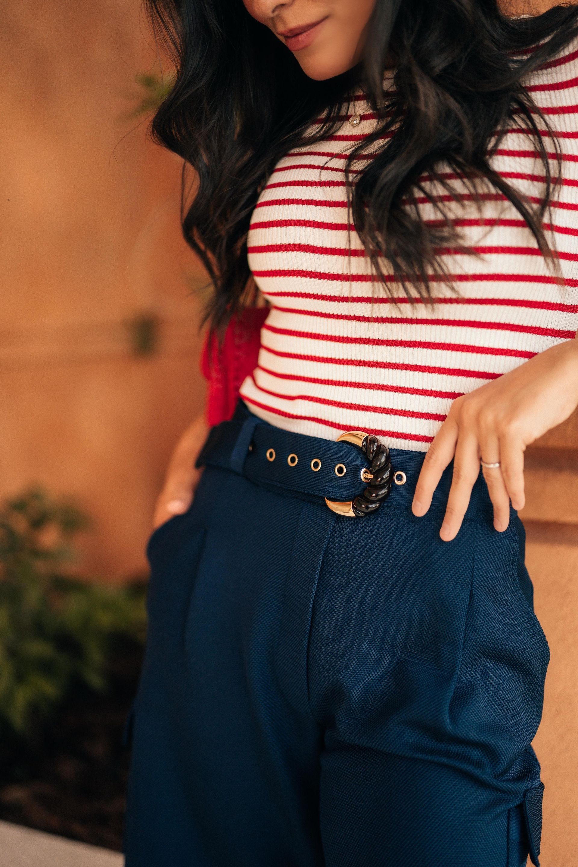 Bermuda alfaiataria com bolso Lica -  Navy