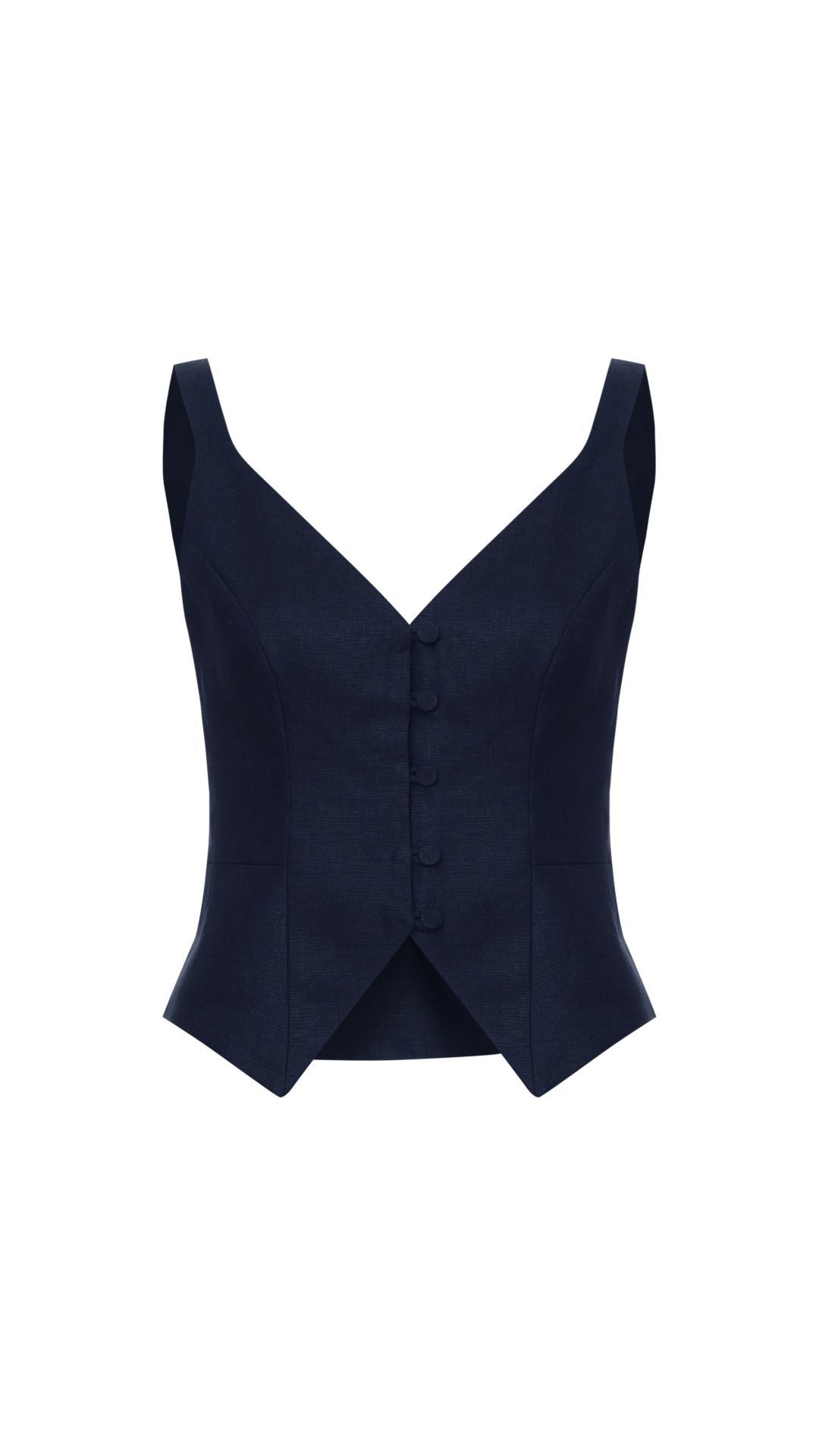 Colete com botões Tita - Navy