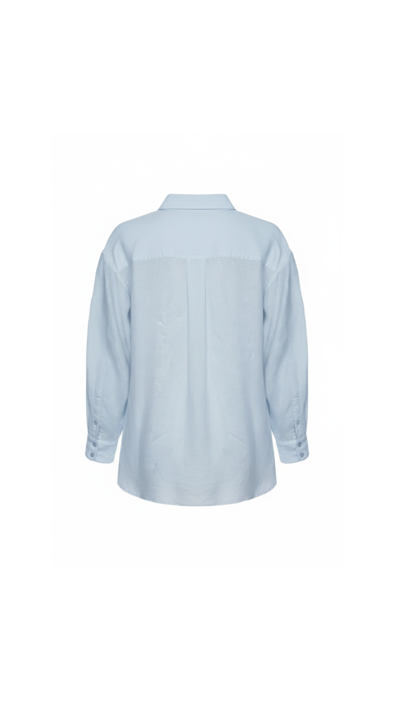 Camisa com bolso de linho Duda -  Dream Blue 