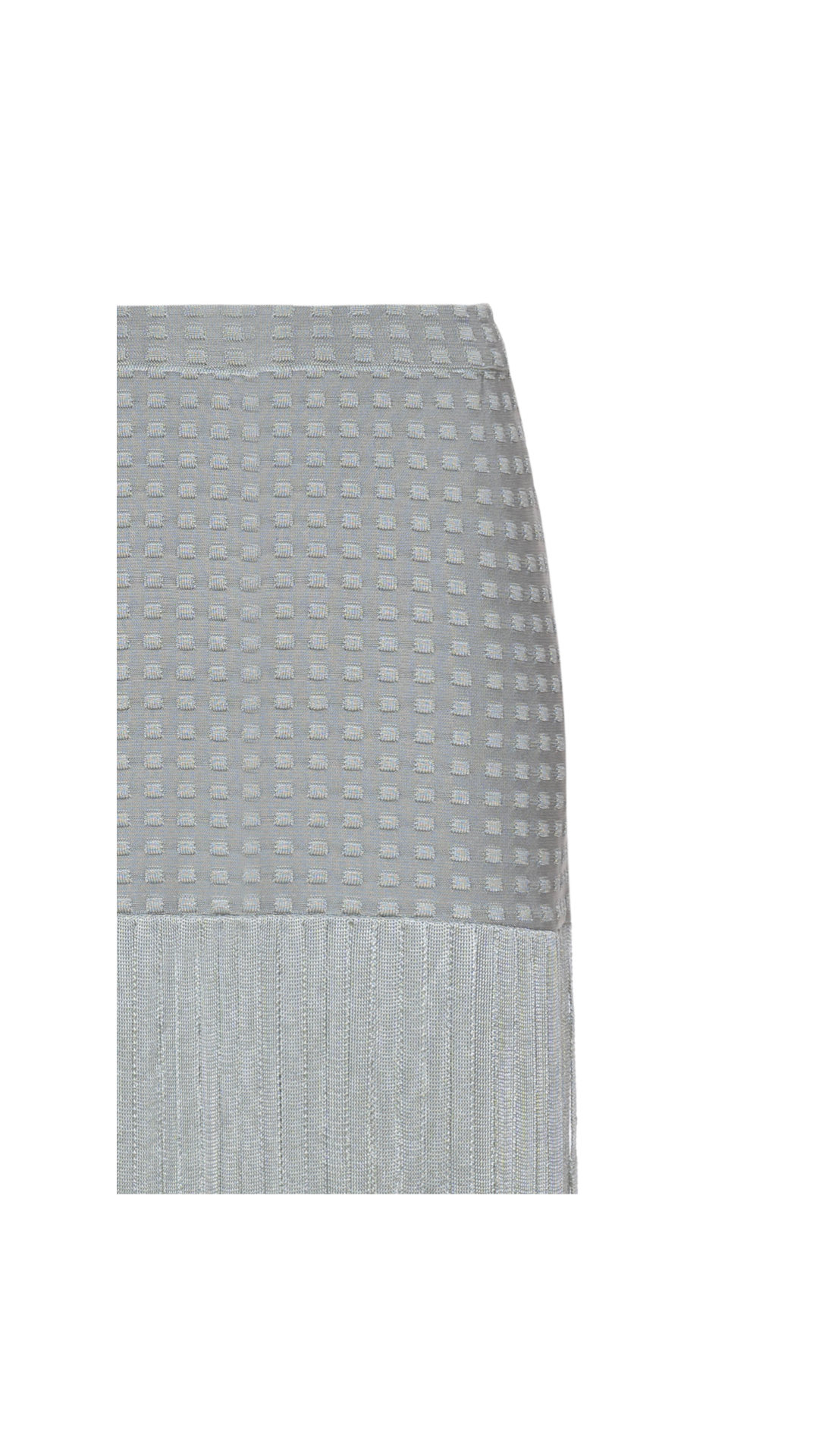 Saia de franjas Manu - Sage Green