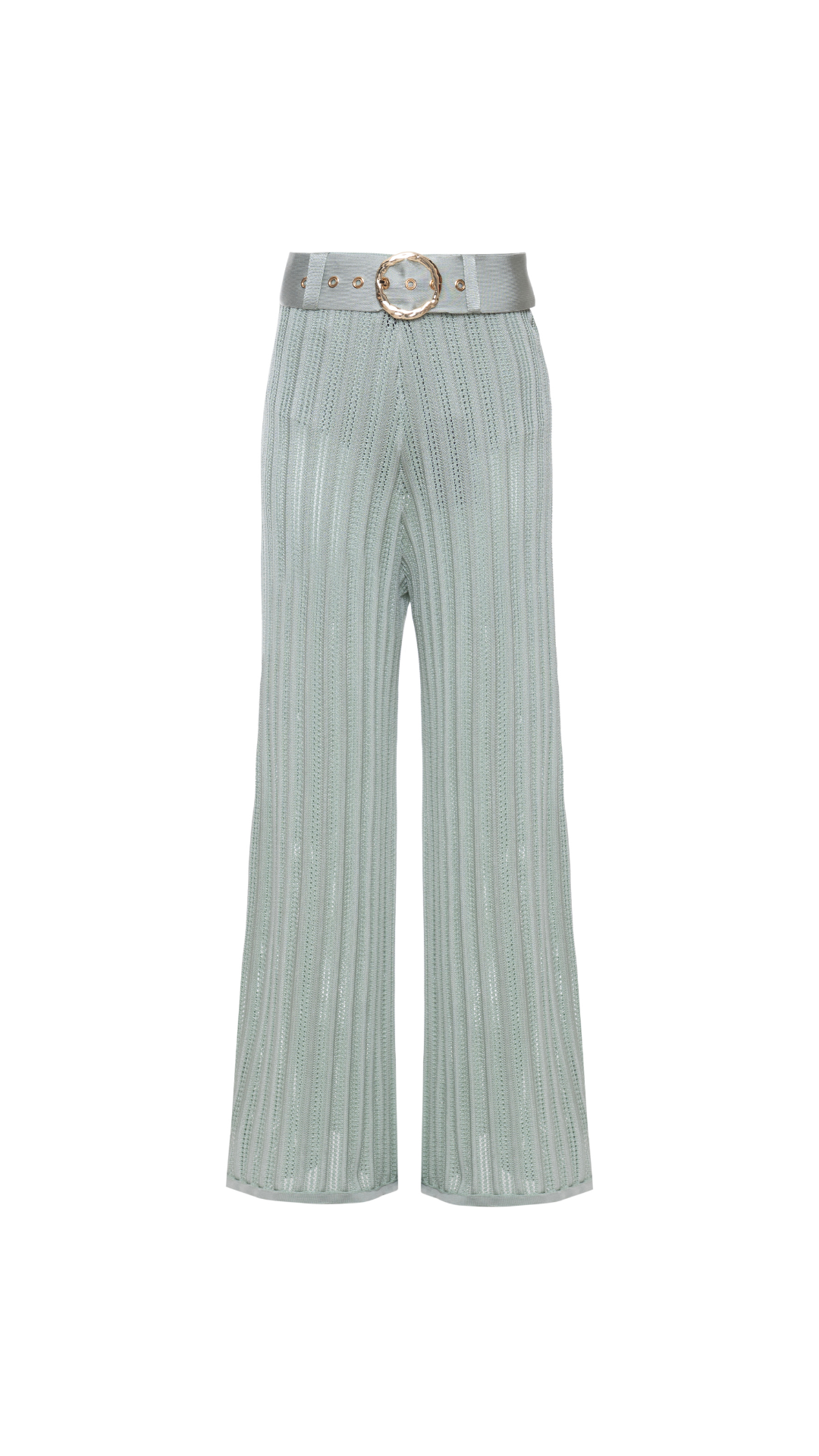 Calça com cinto e hot pants Bertha - Sage Green 