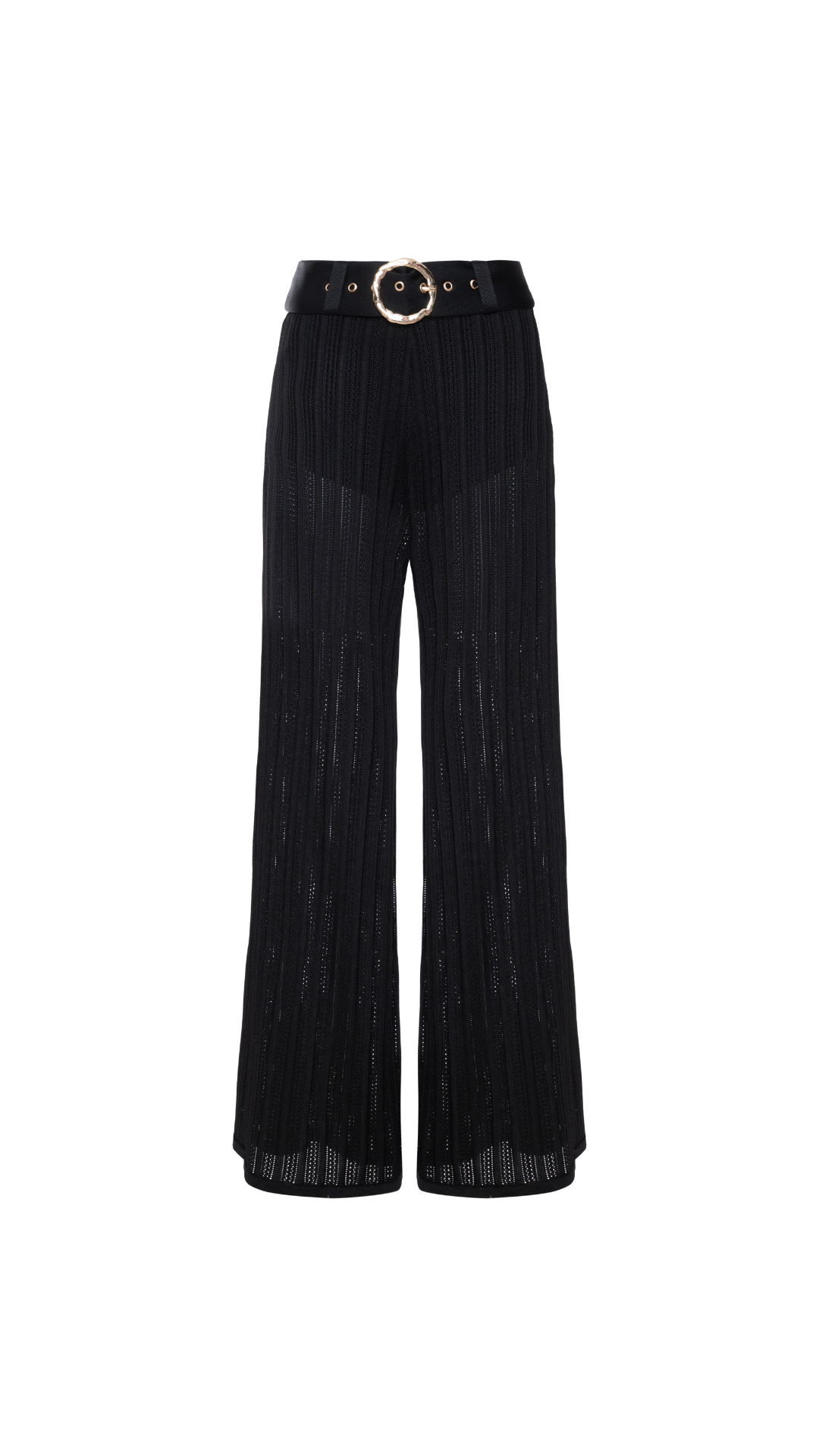 Calça com cinto e hot pants Bertha - Preto