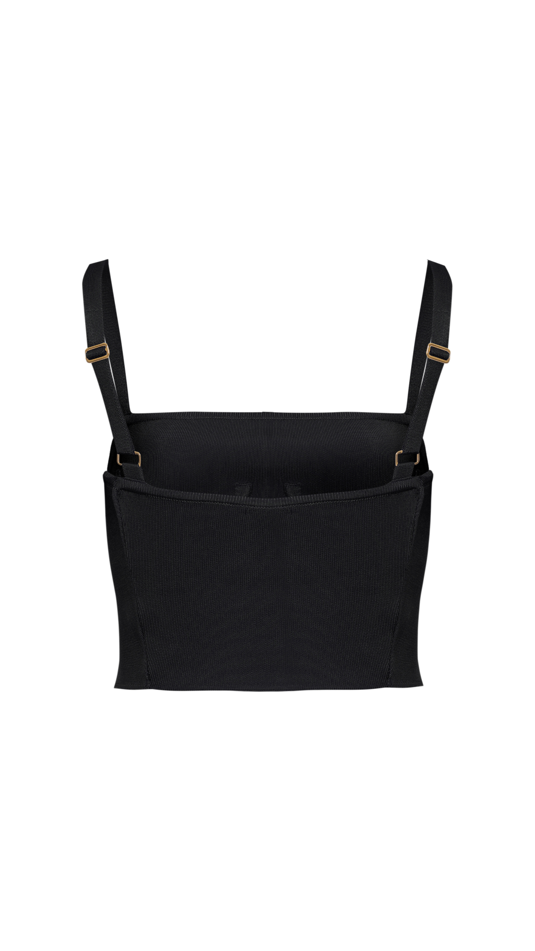 Top com busto estruturado Liu - Preto