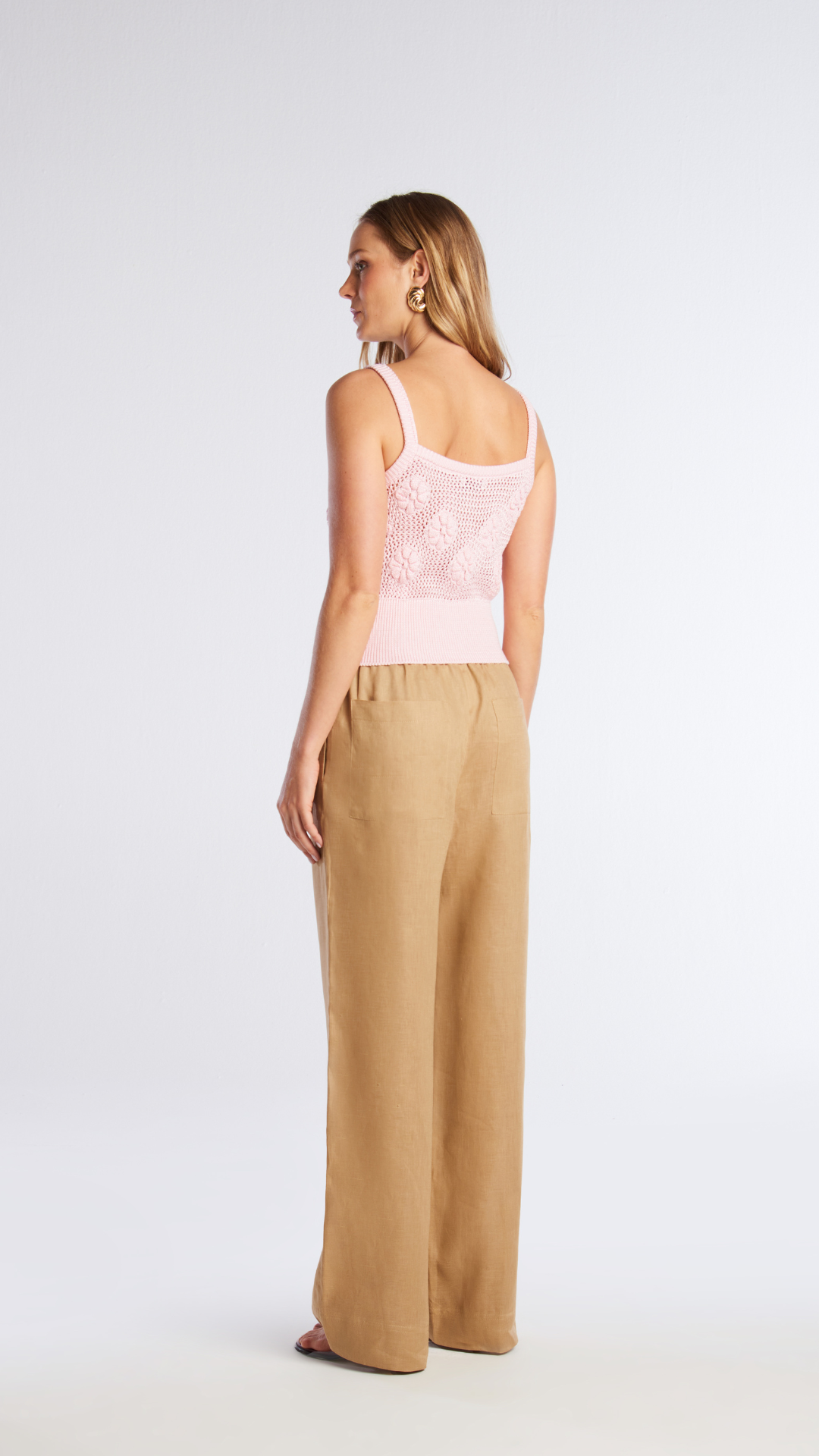 Regata com flores Mari - Rosa Light