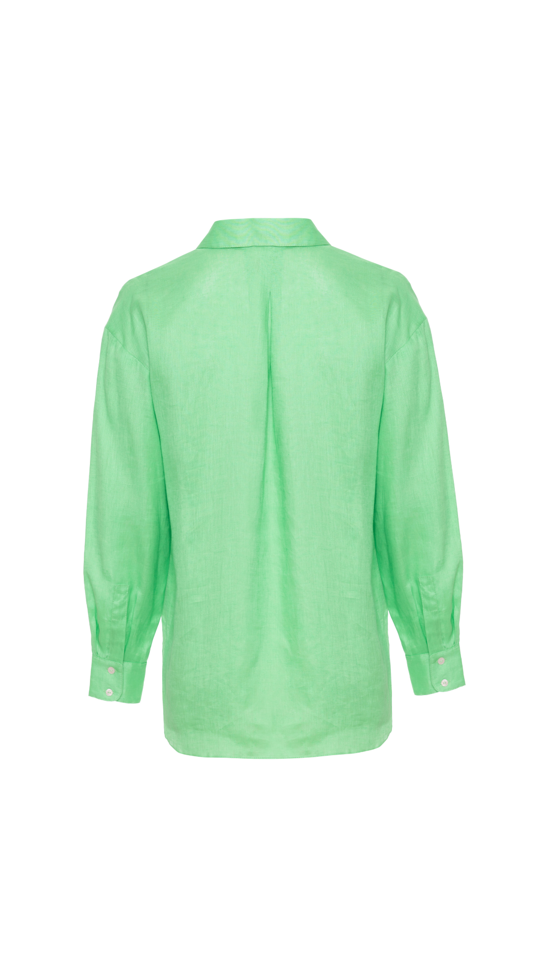 Camisa de linho com bolso Duda -  Summer Green