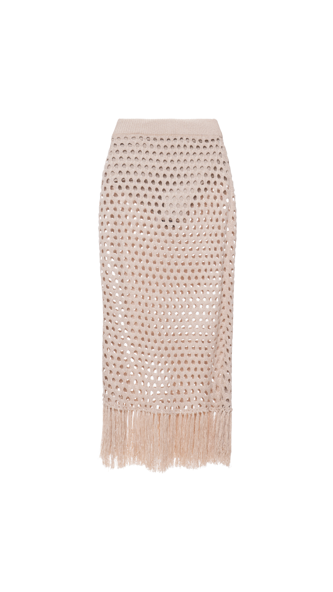Saia rendado de tricot Mel - Aveia
