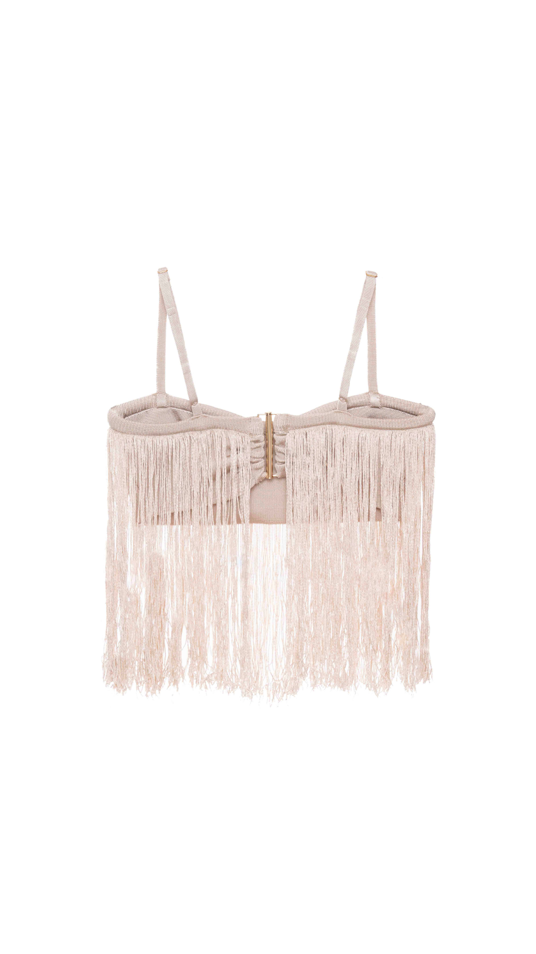 Top de franjas Leona - Aveia