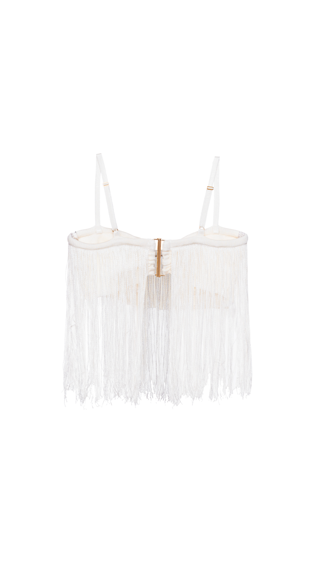 Top de franjas Leona - Off White