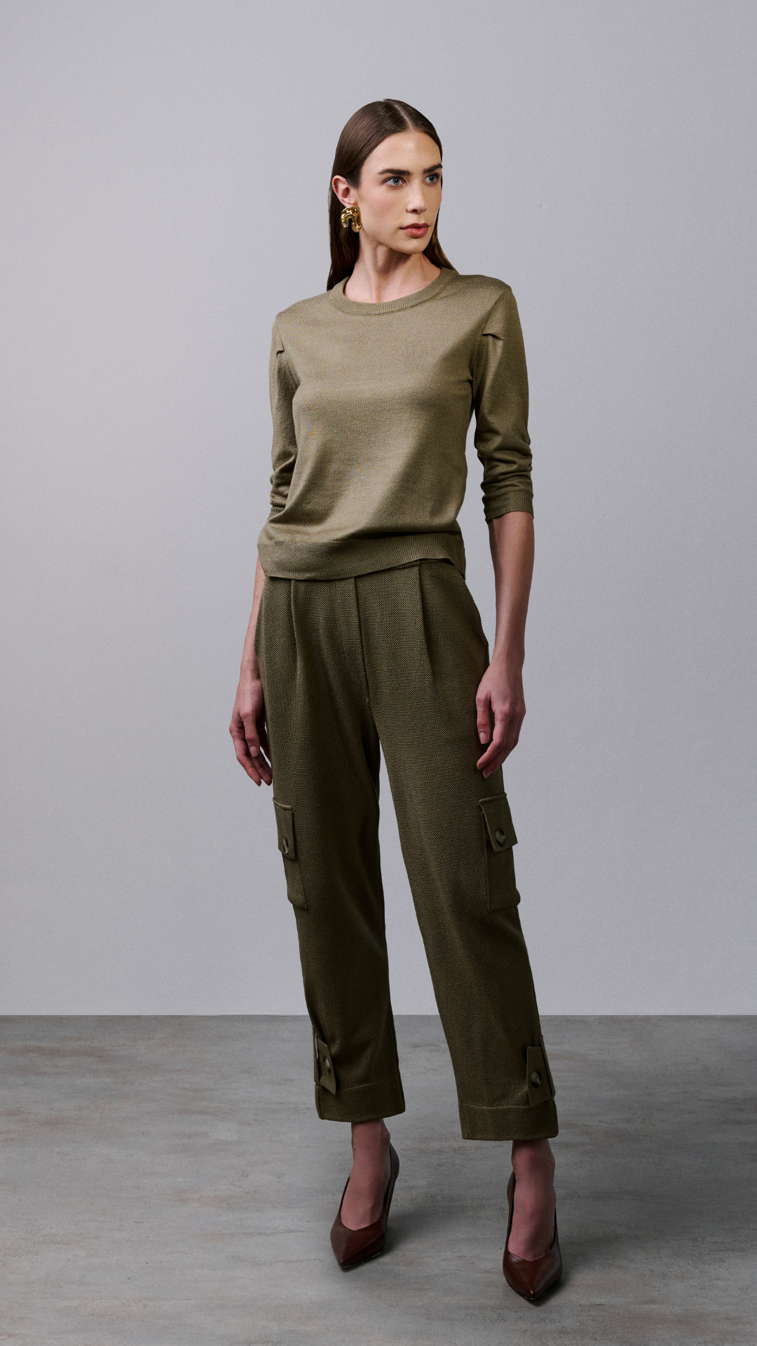 Calça cargo Alanis - Olive