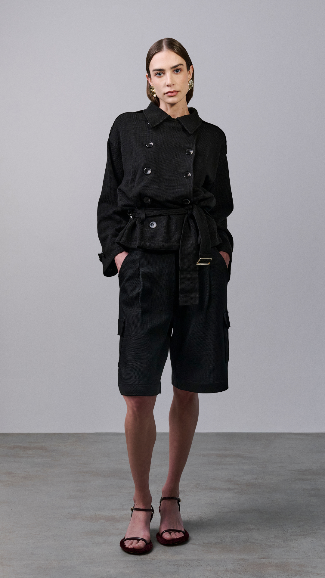 Trench Coat Vanessa -  Preto
