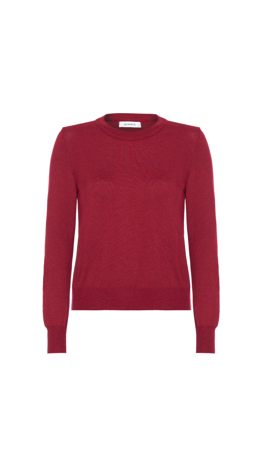 Blusa gola redonda Stella - Cranberry 