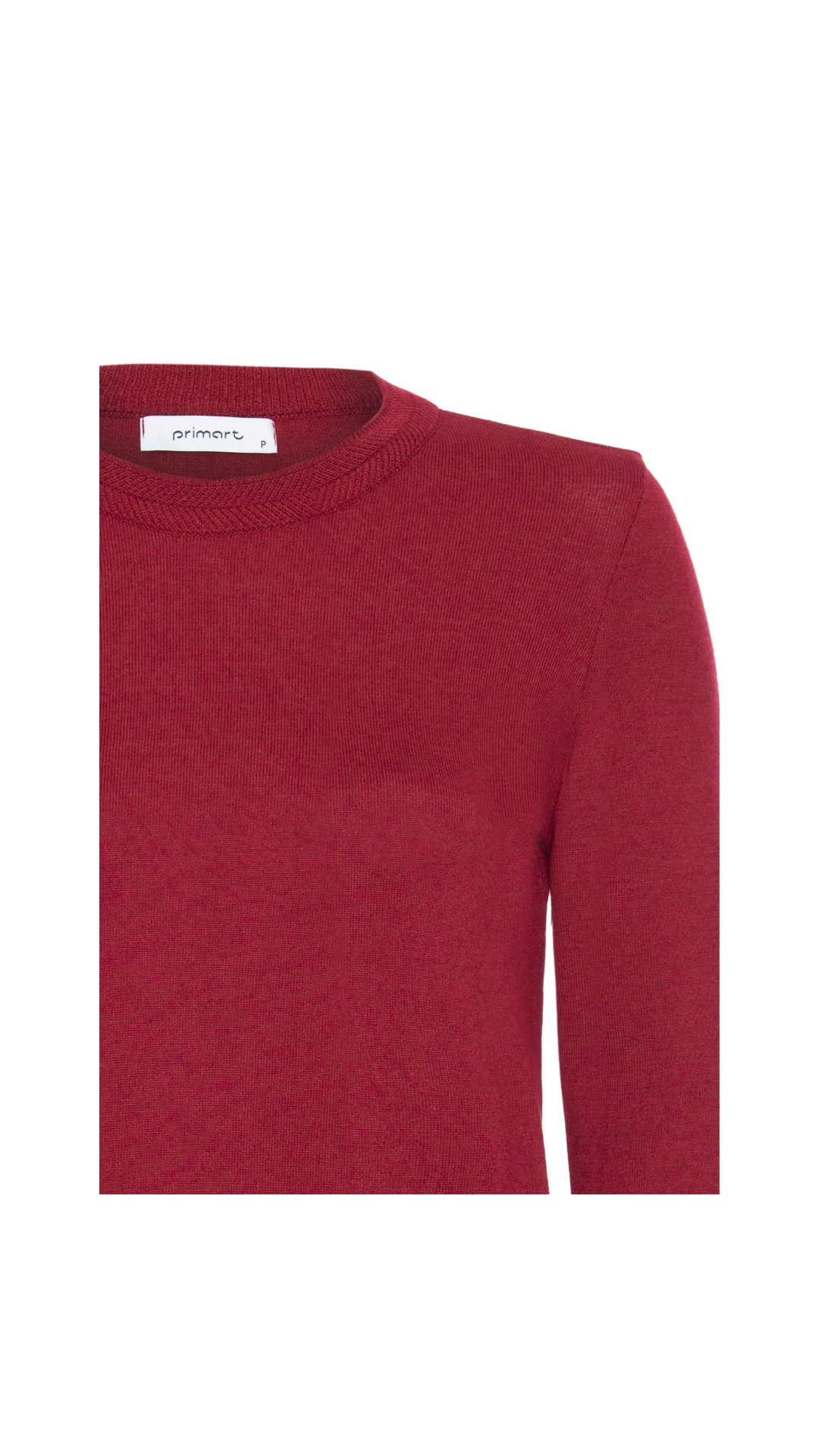 Blusa gola redonda Stella - Cranberry 