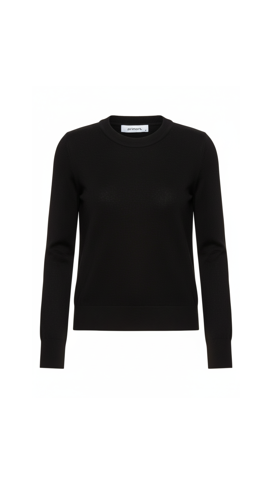 Blusa gola redonda Stella - Preto