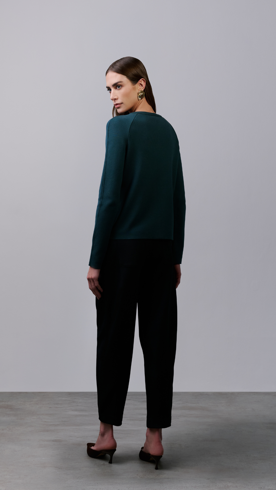 Jaqueta tricot Alice - Teal Green