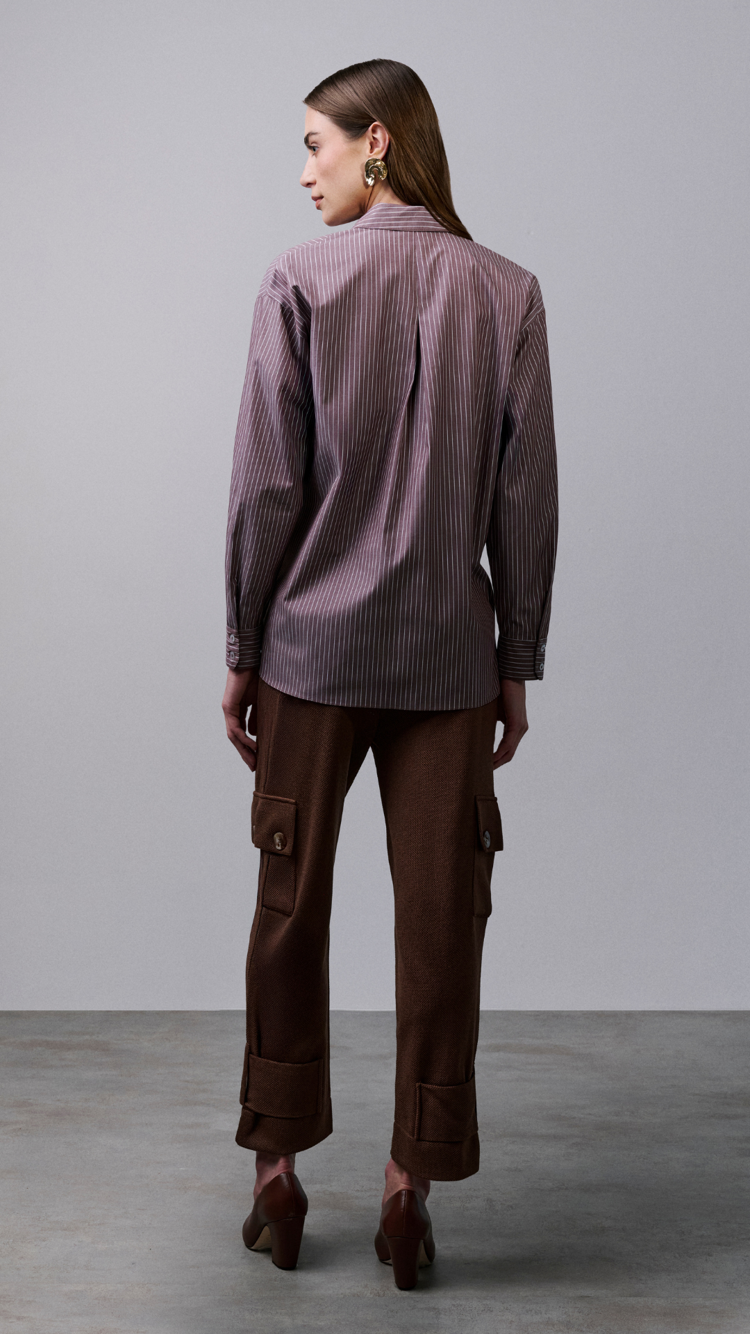 Camisa com listras Anelisa - Cacau