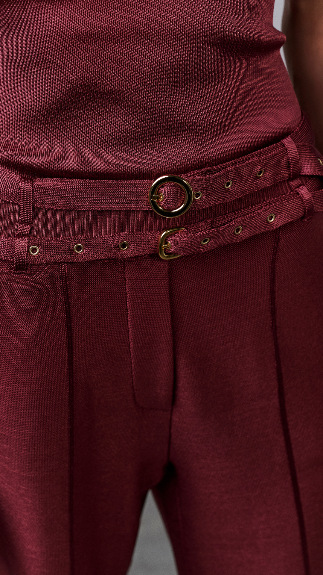 Calça com dois cintos Sara - Figo