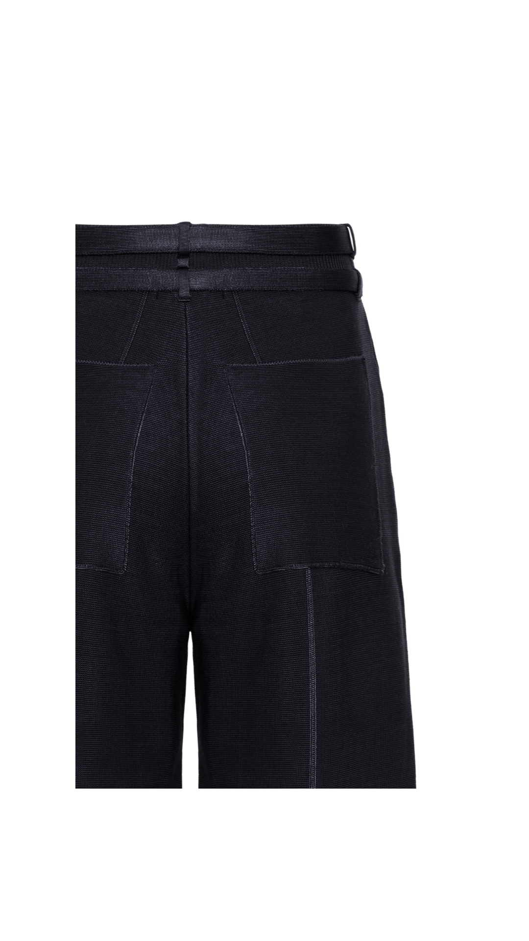 Calça com dois cintos Sara - Preto