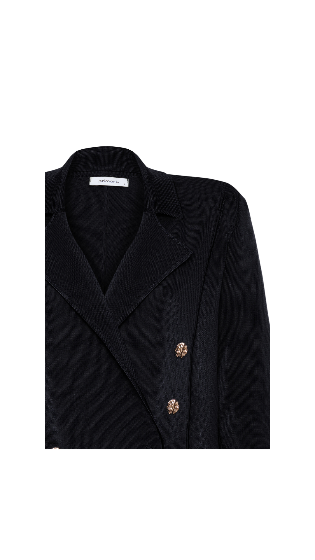 Blazer alfaitaria Fiorella - Preto
