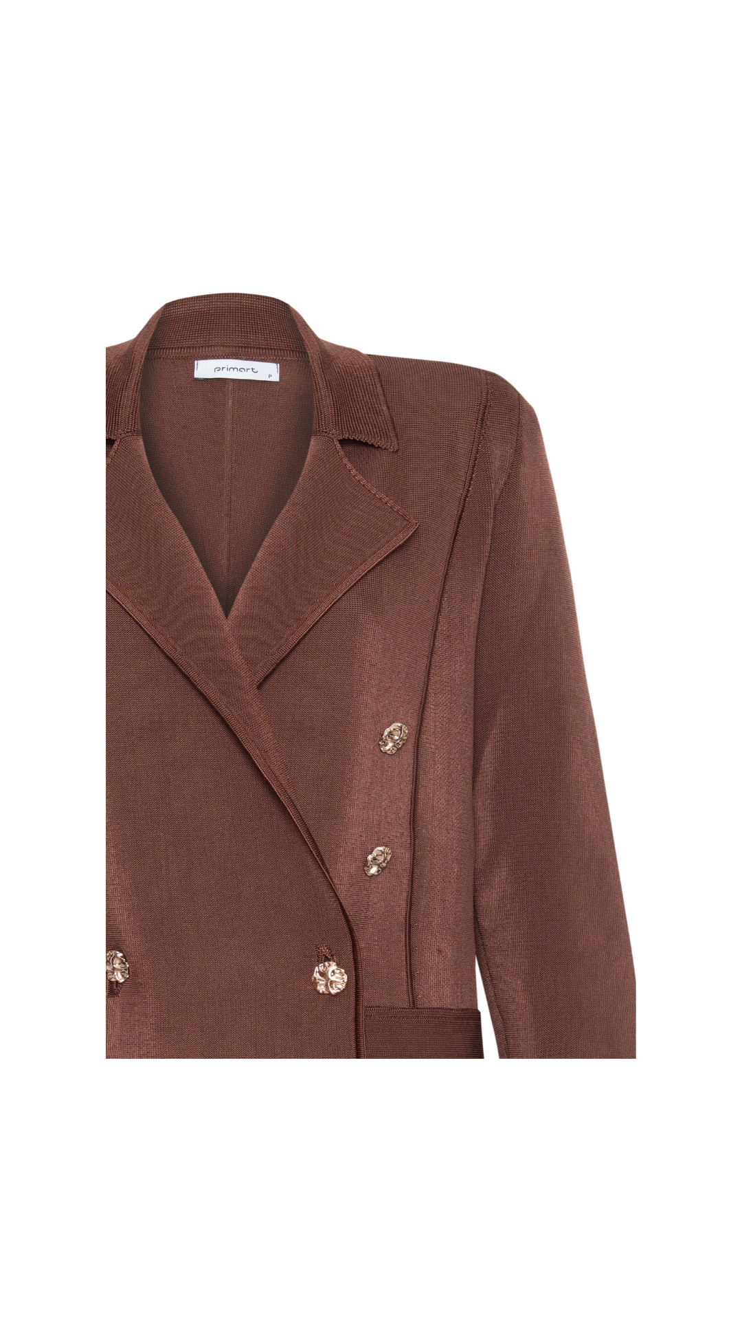 Blazer alfaitaria Fiorella - Chocolate Quente