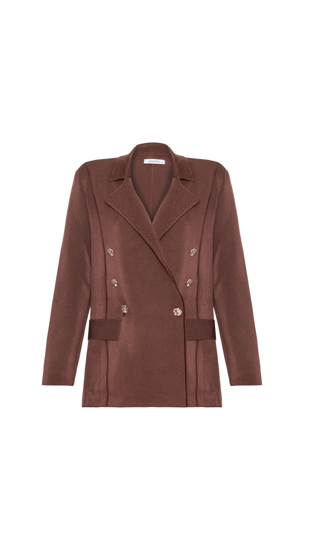 Blazer alfaitaria Fiorella - Chocolate Quente