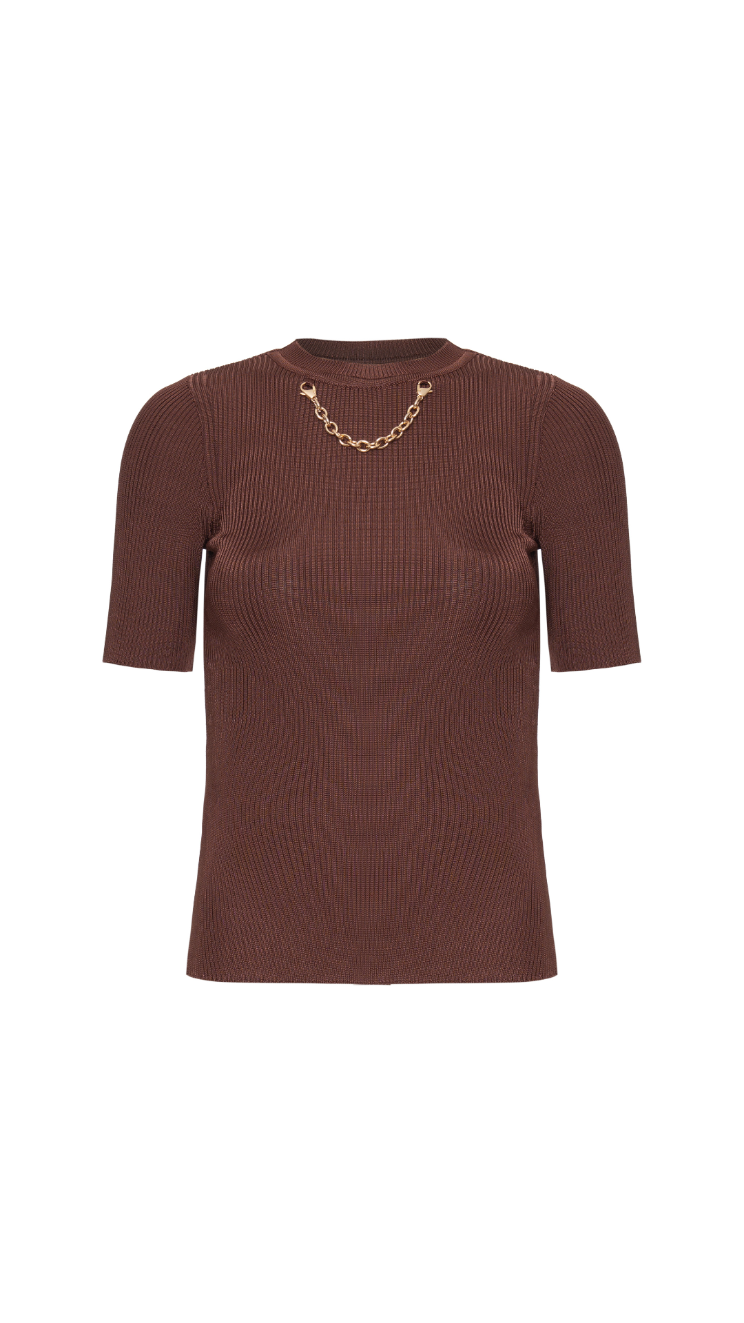 Blusa colar Monique - Chocolate Quente