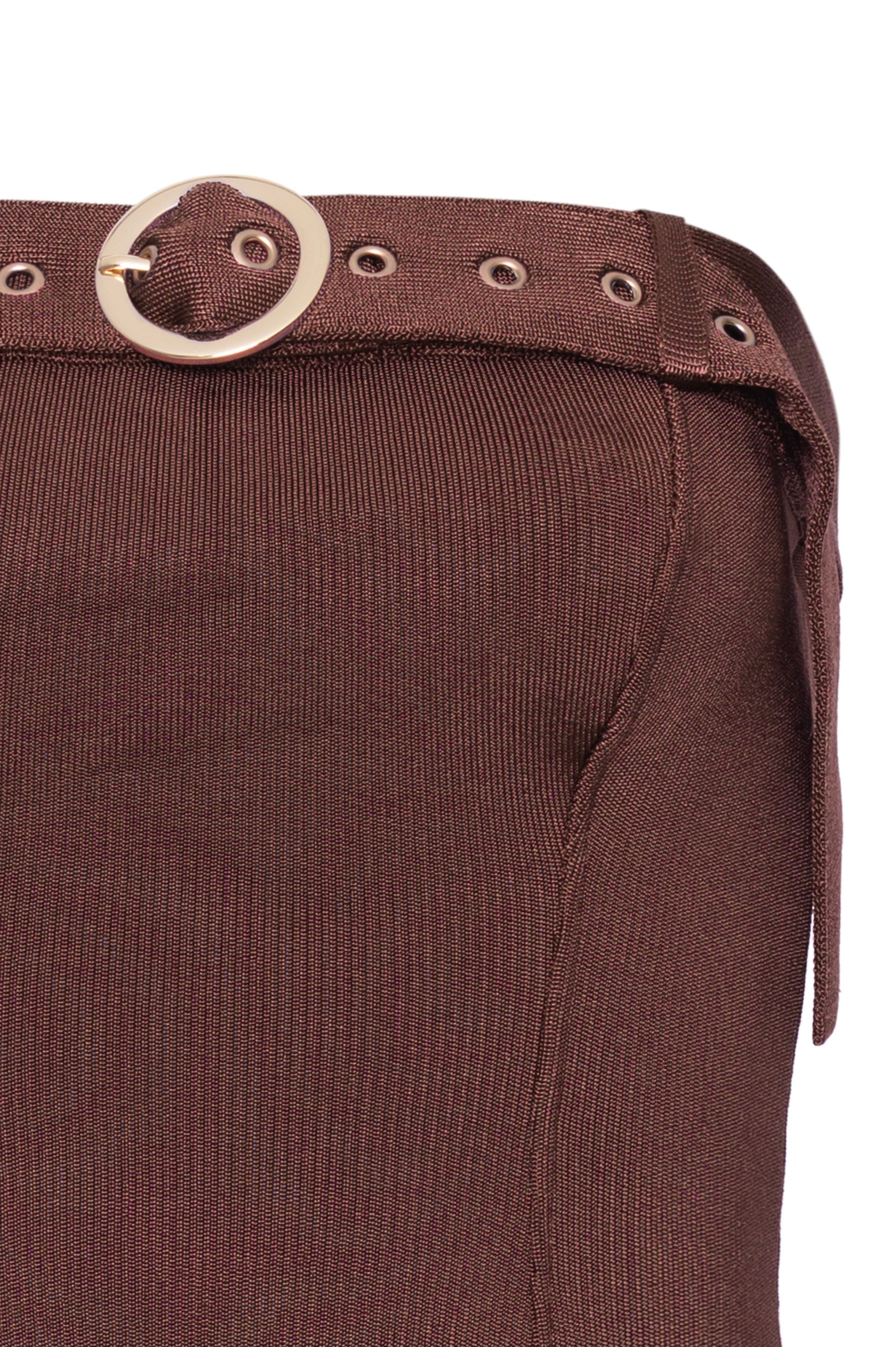 Top de fivela Leona - Chocolate Quente