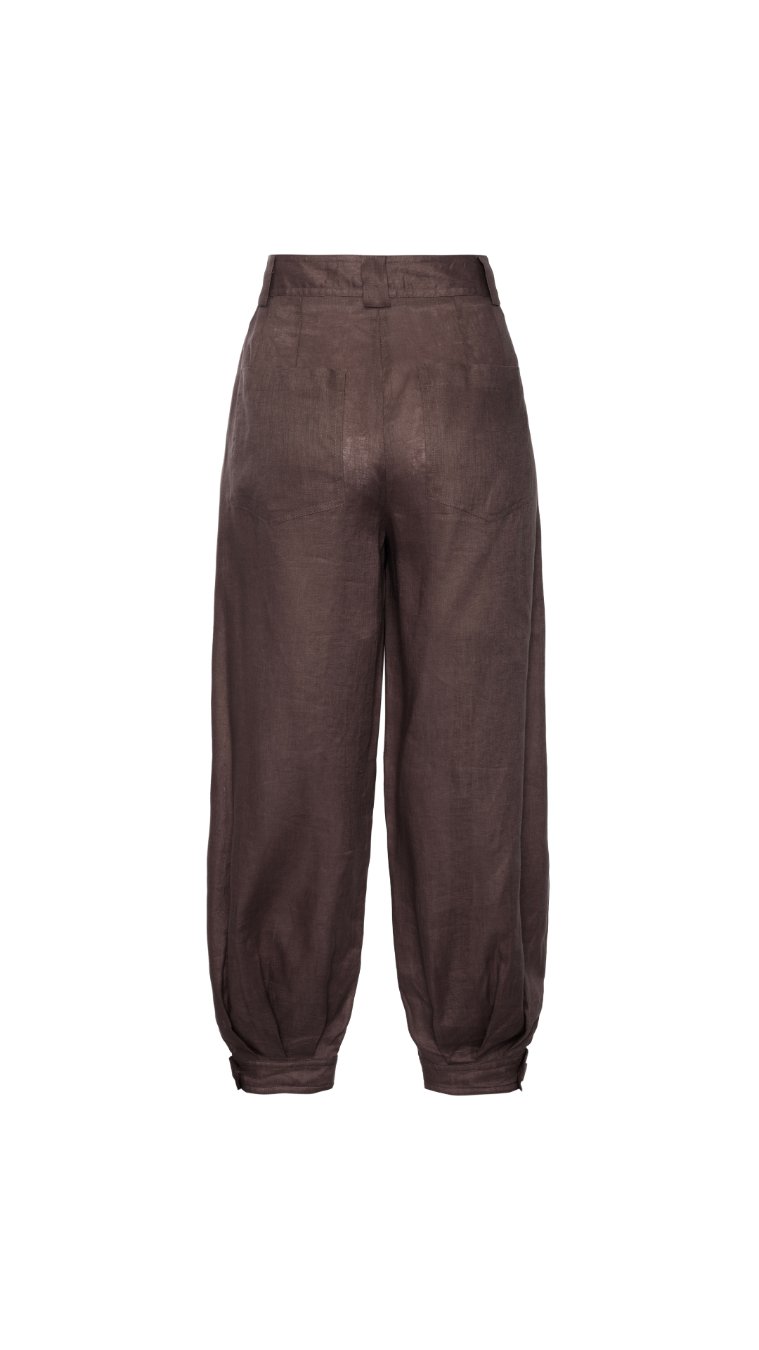 Calça de linho Zoe - Cacau 