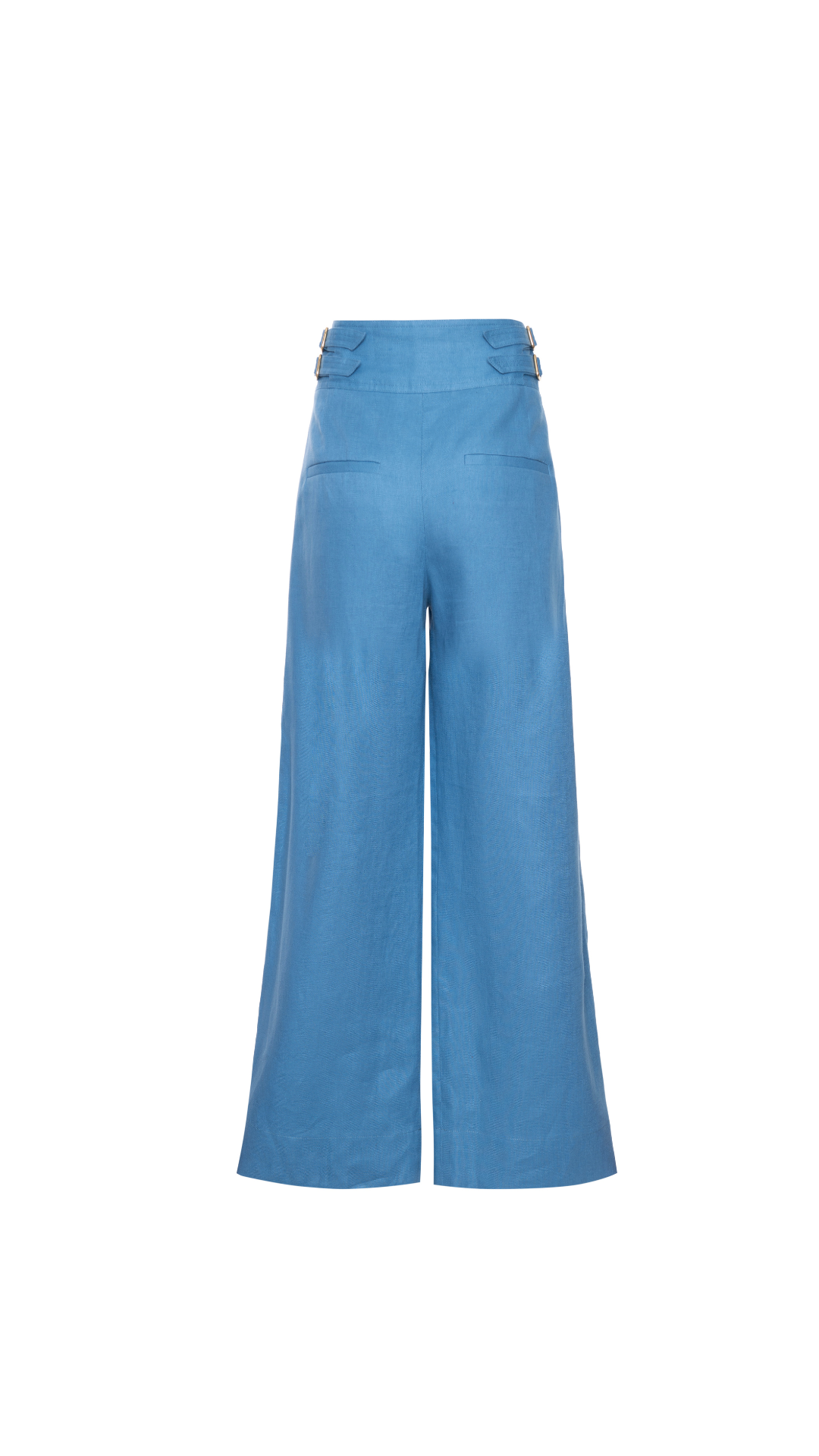 Calça de linho Candy - Steal Blue