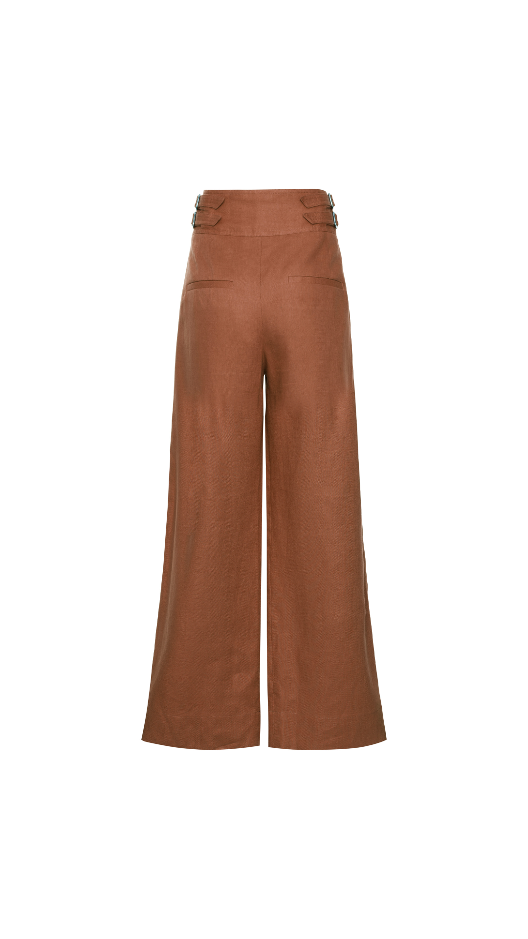 Calça de linho Candy - Caramel café