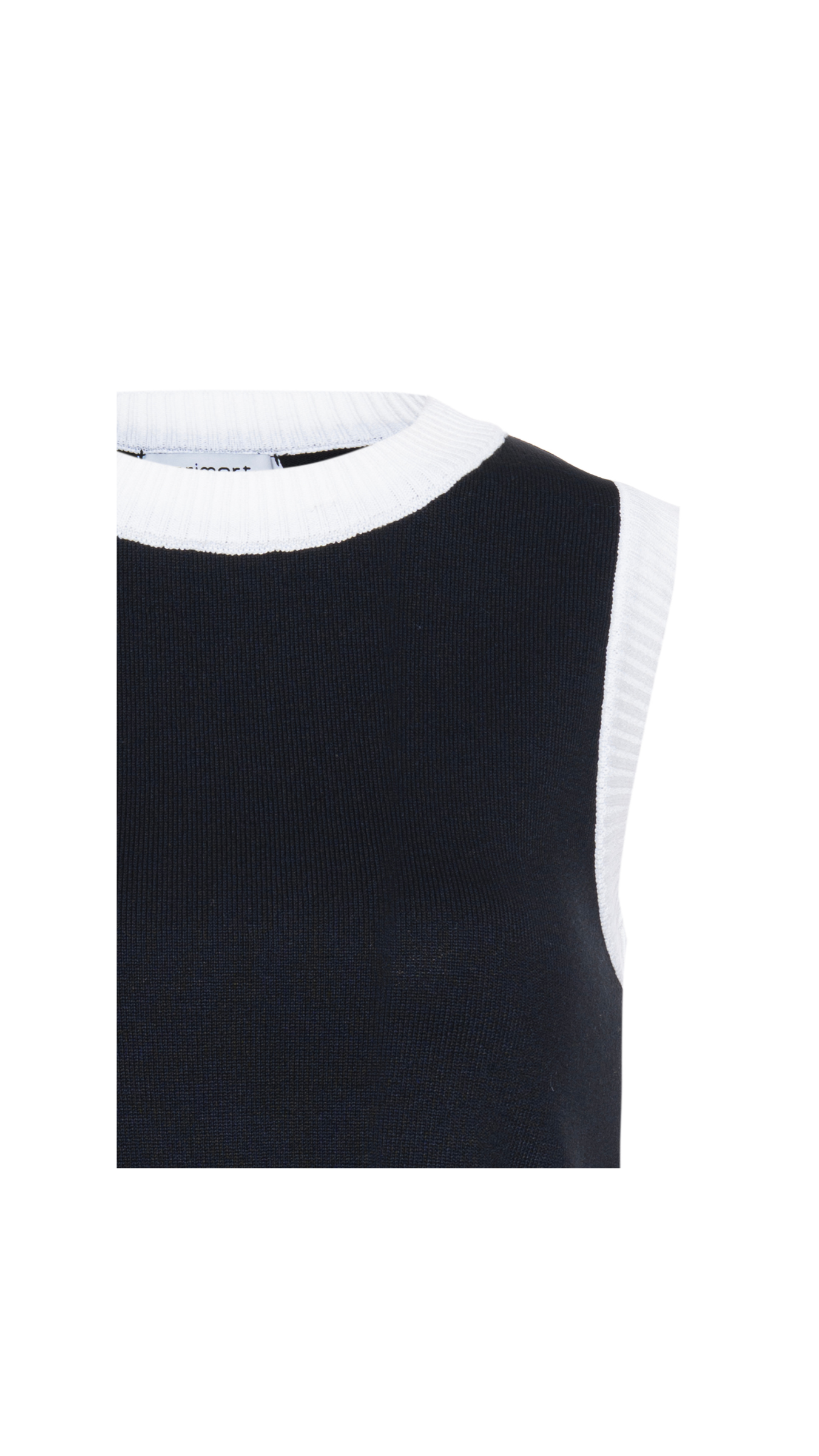 Regata Bicolor Anna - Preto e Off White
