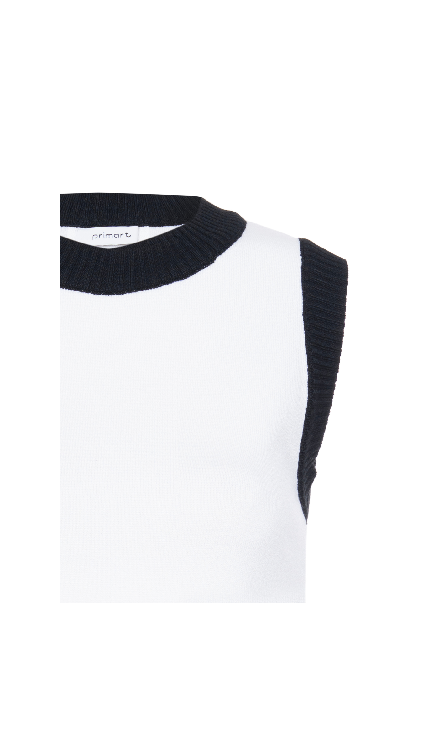 Regata Bicolor Anna - Off White e Preto