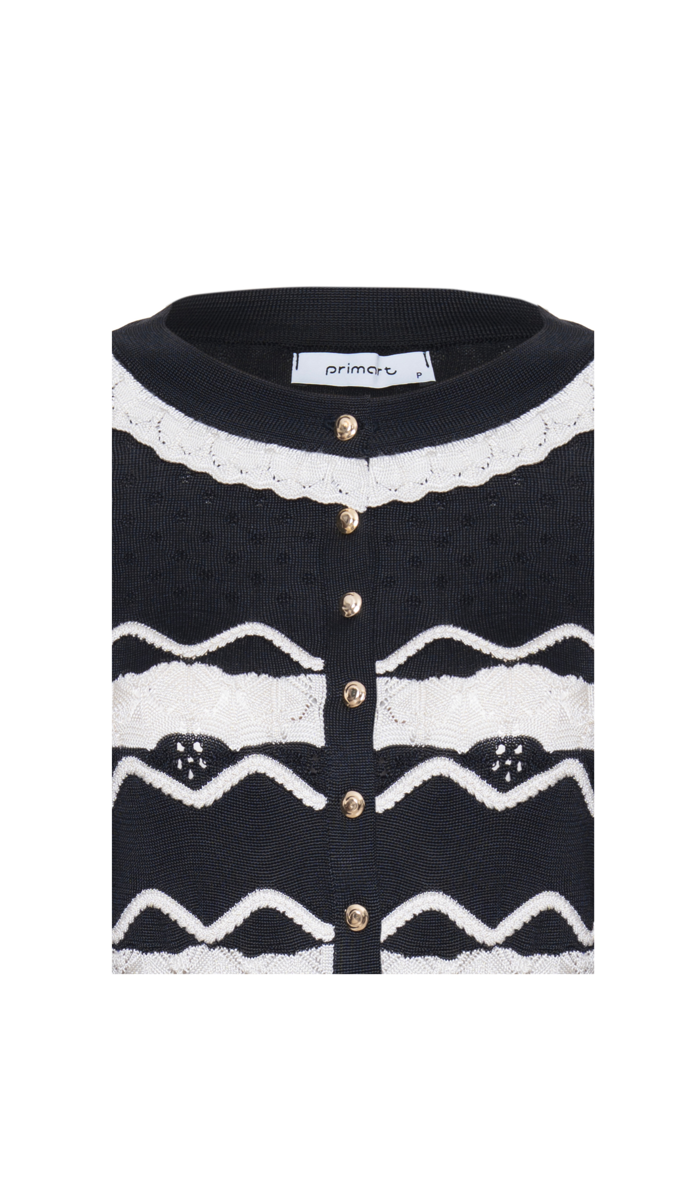 Cardigan babados Eloise - Preto