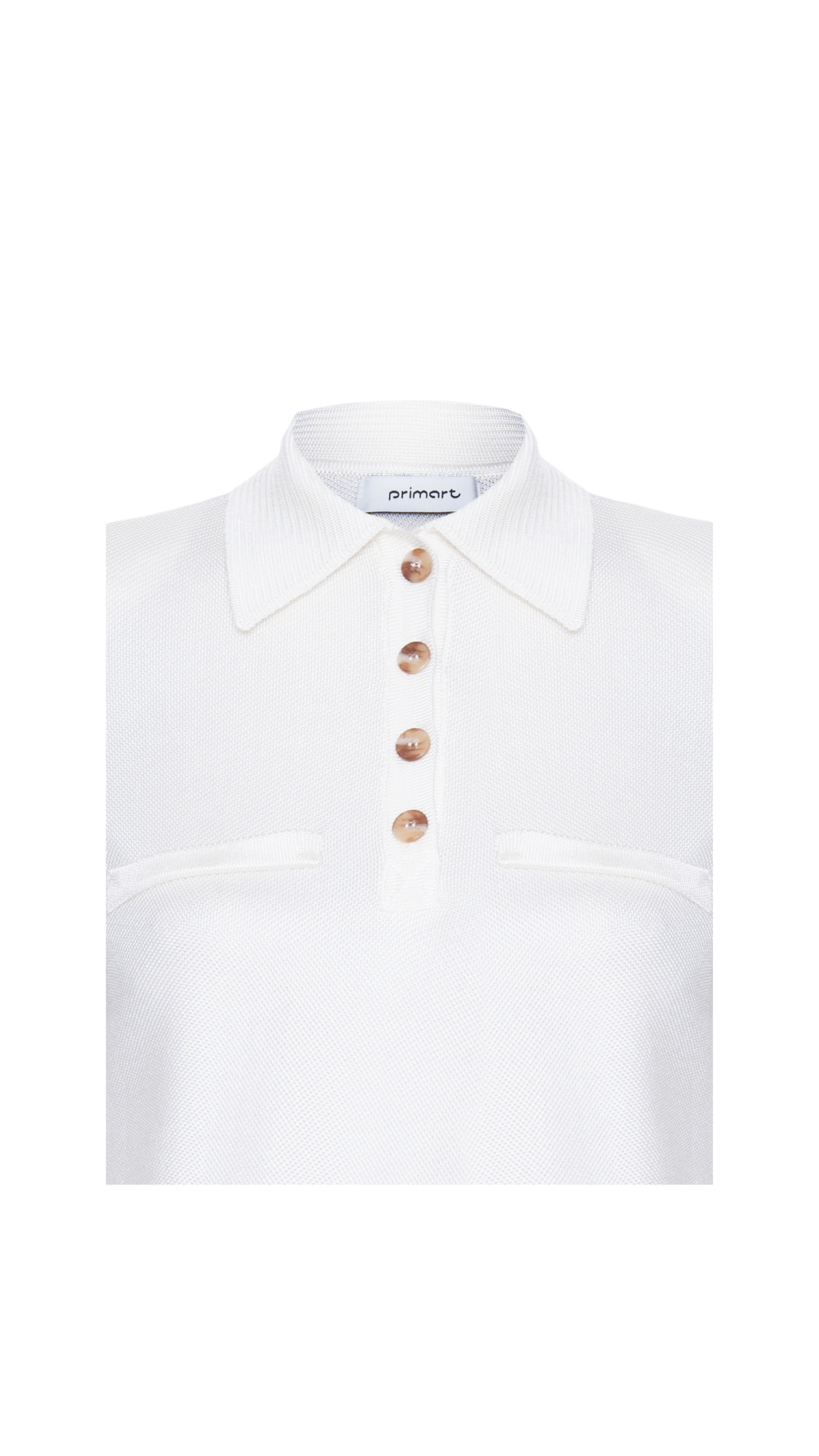 Blusa polo Alex - Off White 