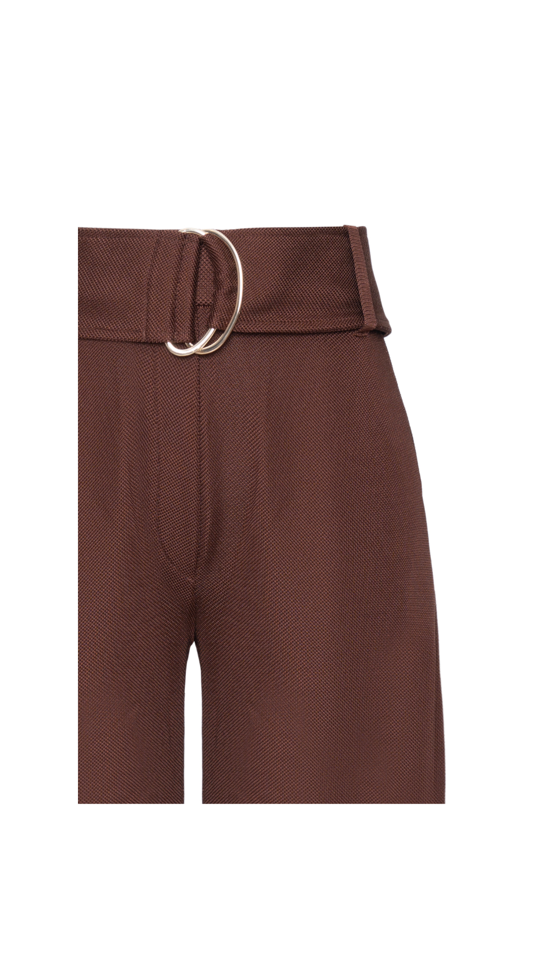 Calça alfaiataria com Cinto Violeta - Chocolate Quente