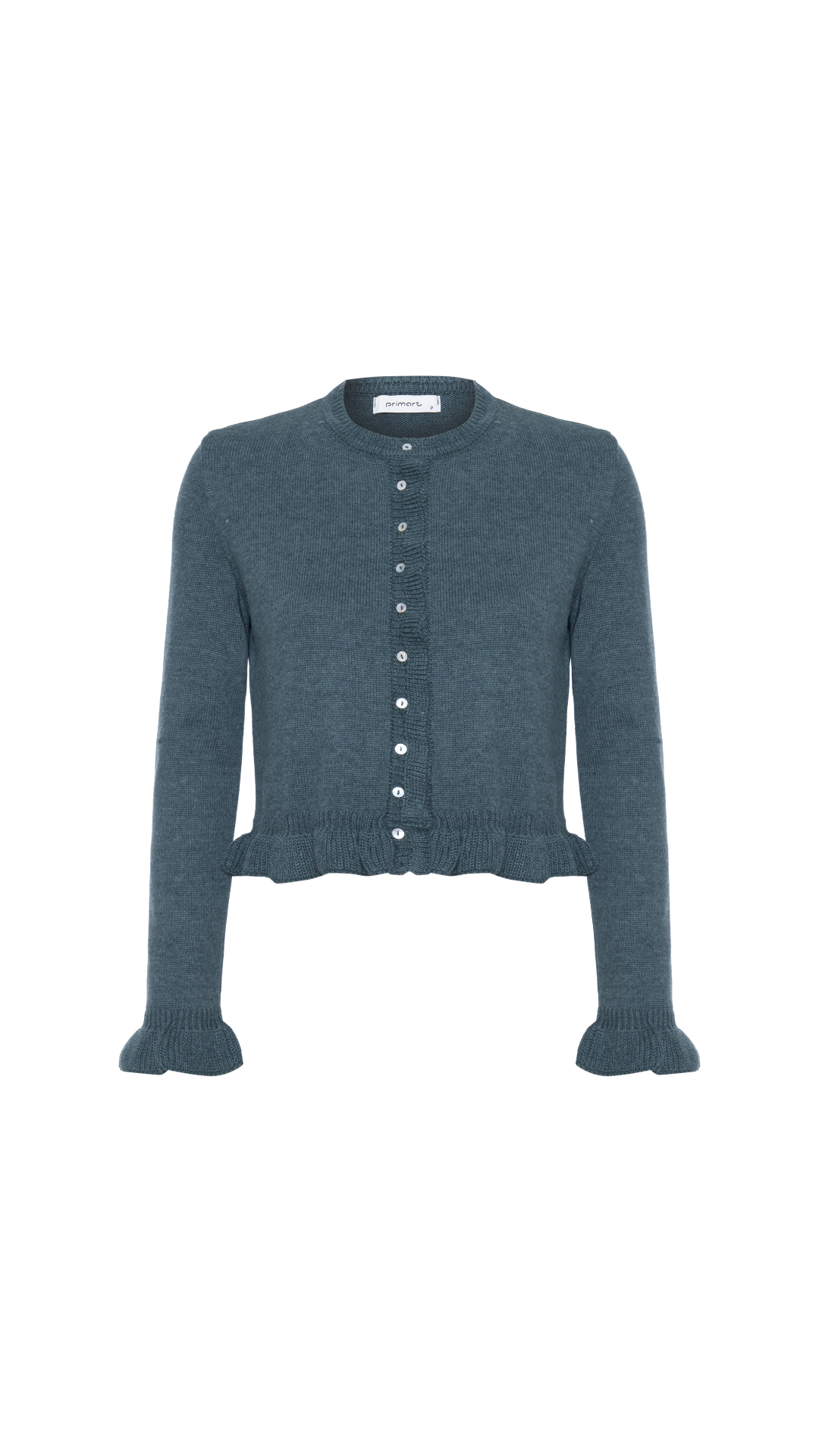 Cardigan babados na barra Mia - Dark Florest