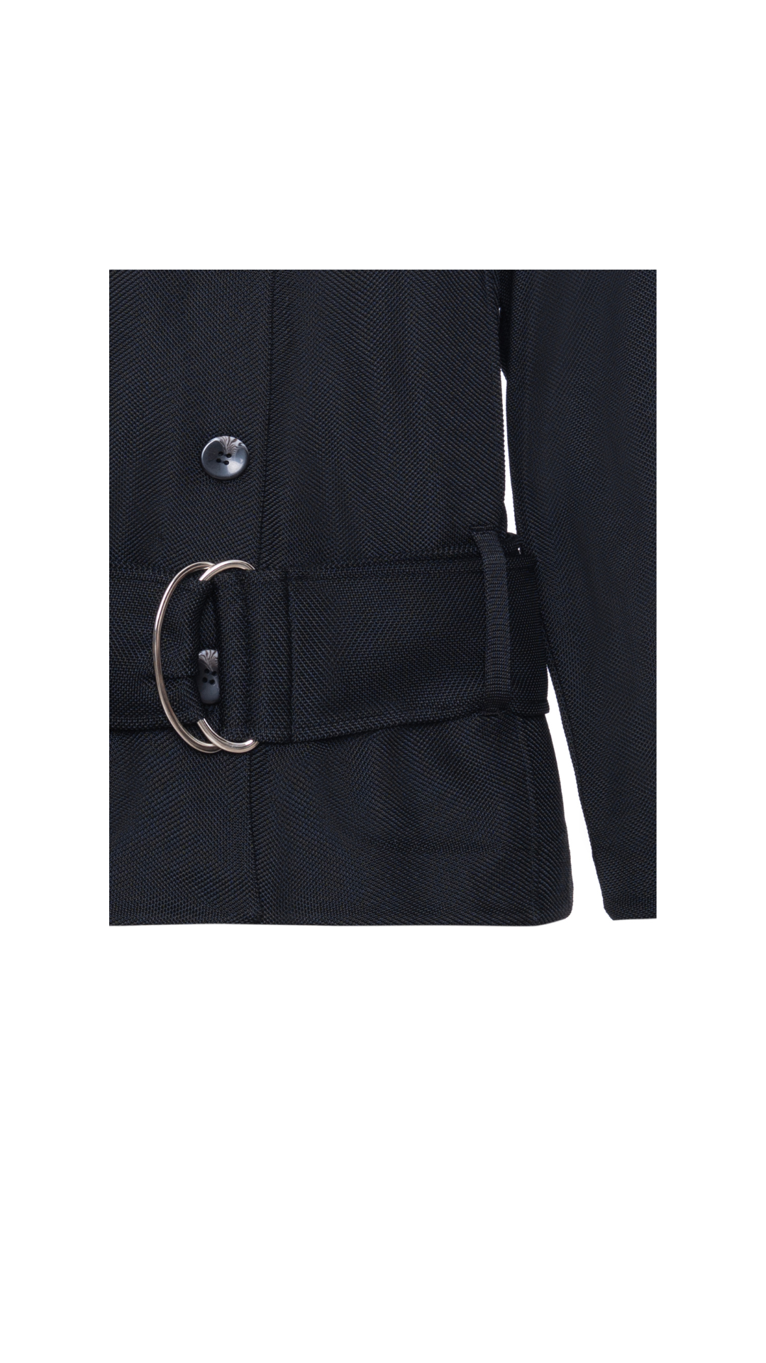 Jaqueta com cinto Florence - Preto