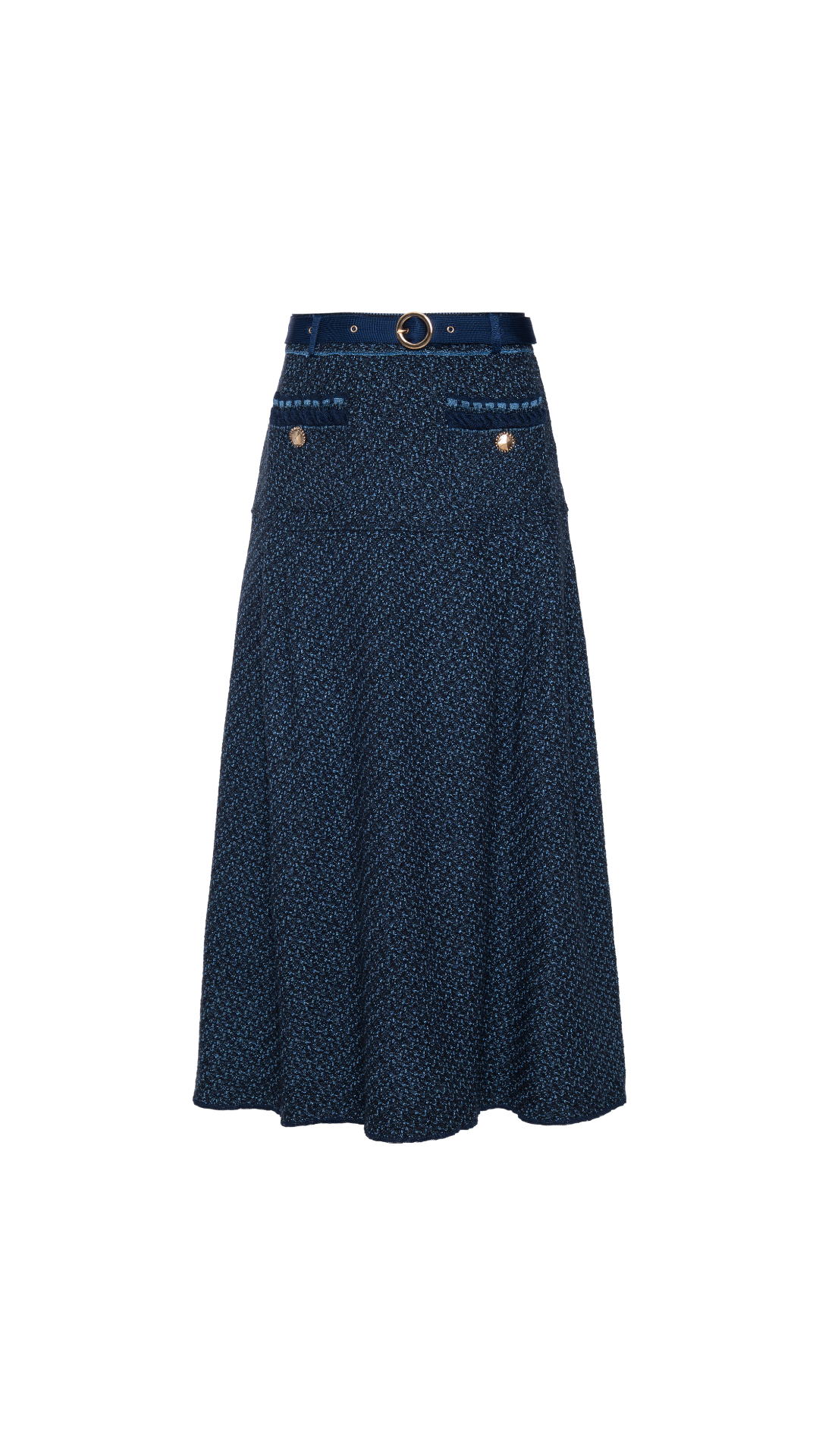 Saia de Tweed Catarina - Navy