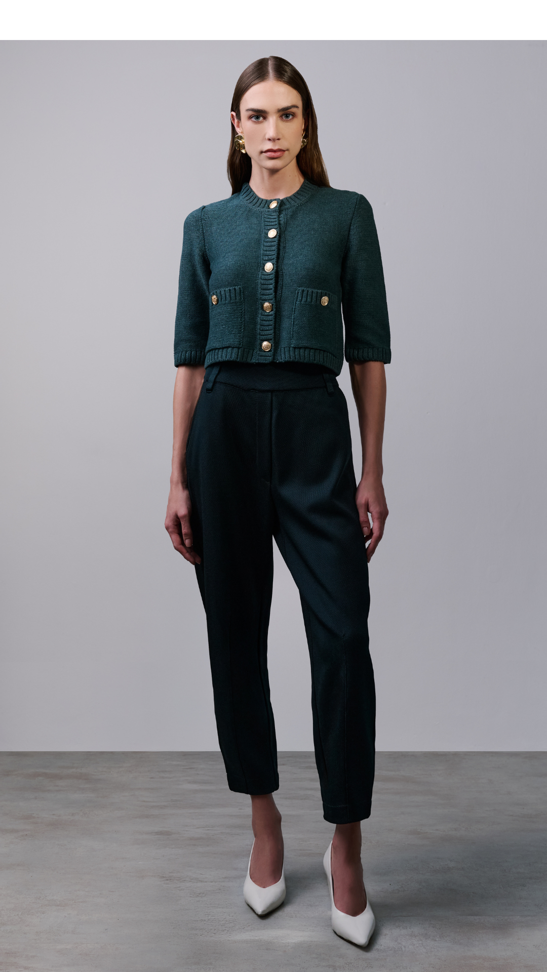 Casaco Julieta - Teal Green