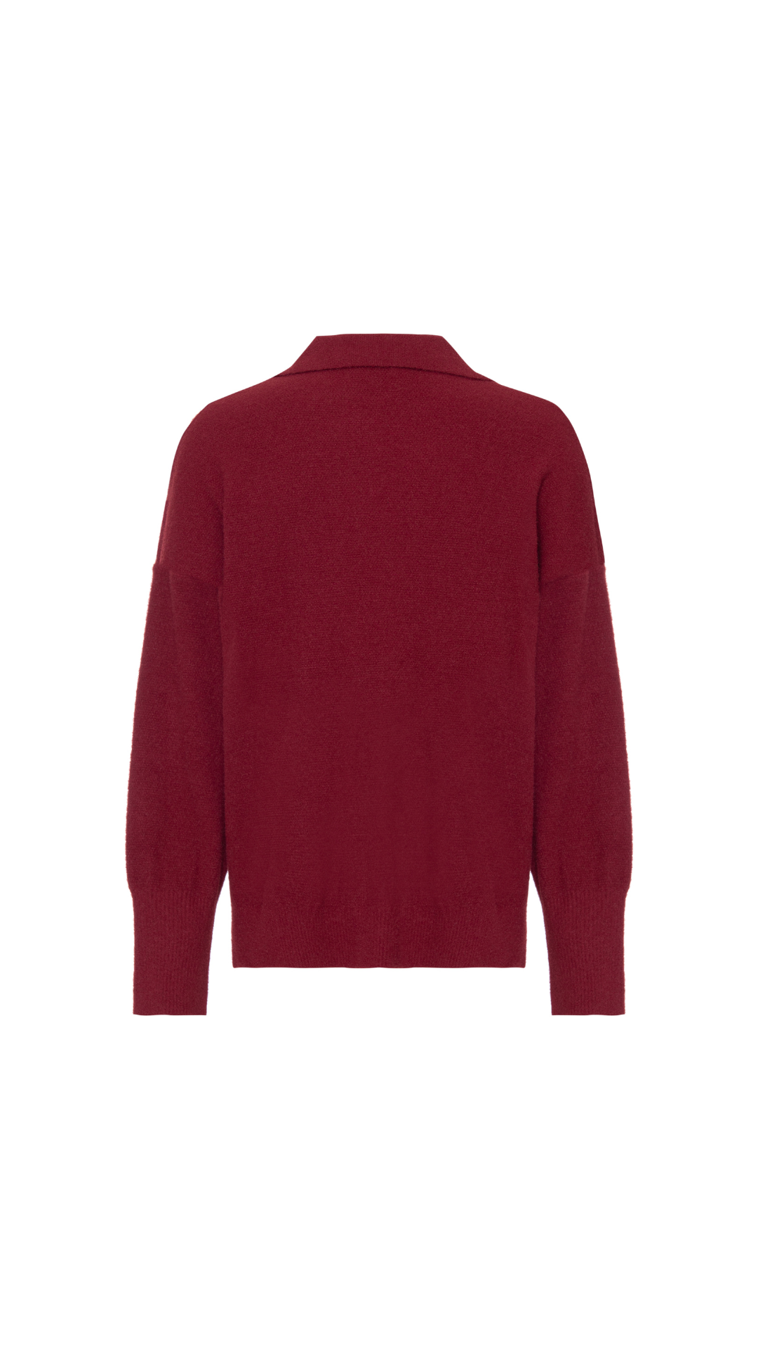 Blusa decote V Zuri - Cranberry